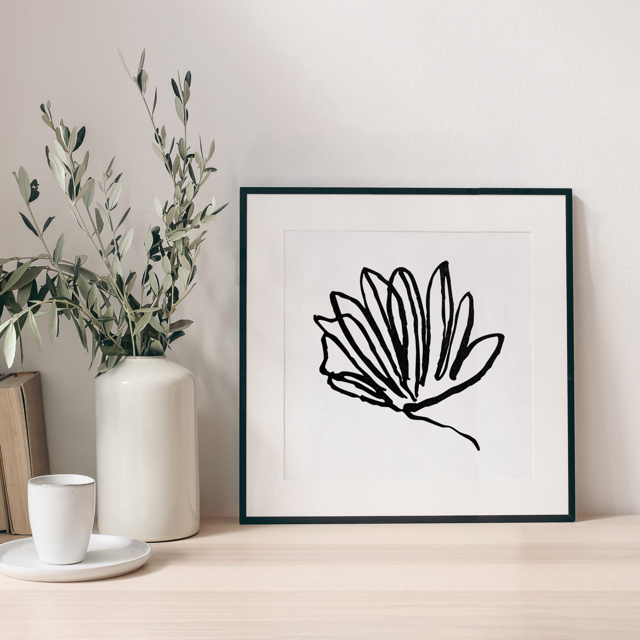 Shelf Love Print Shop graphic art print Palm Fronds Art Print