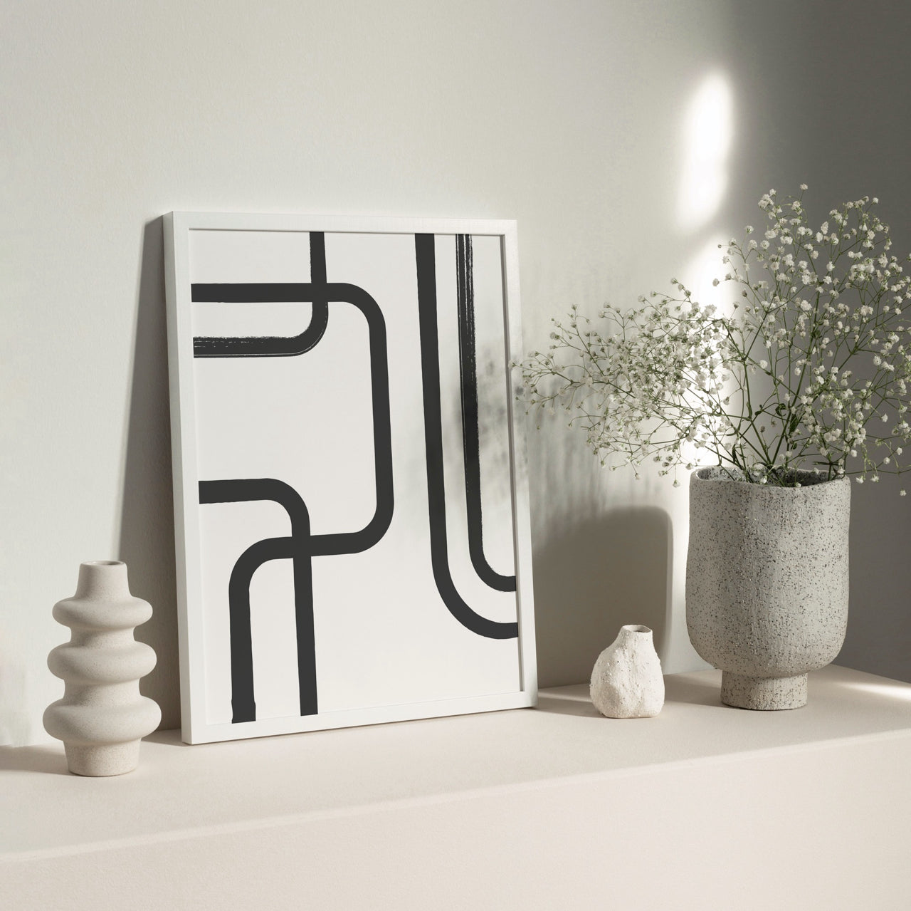 Shelf Love Print Shop graphic art print Pipes Art Print