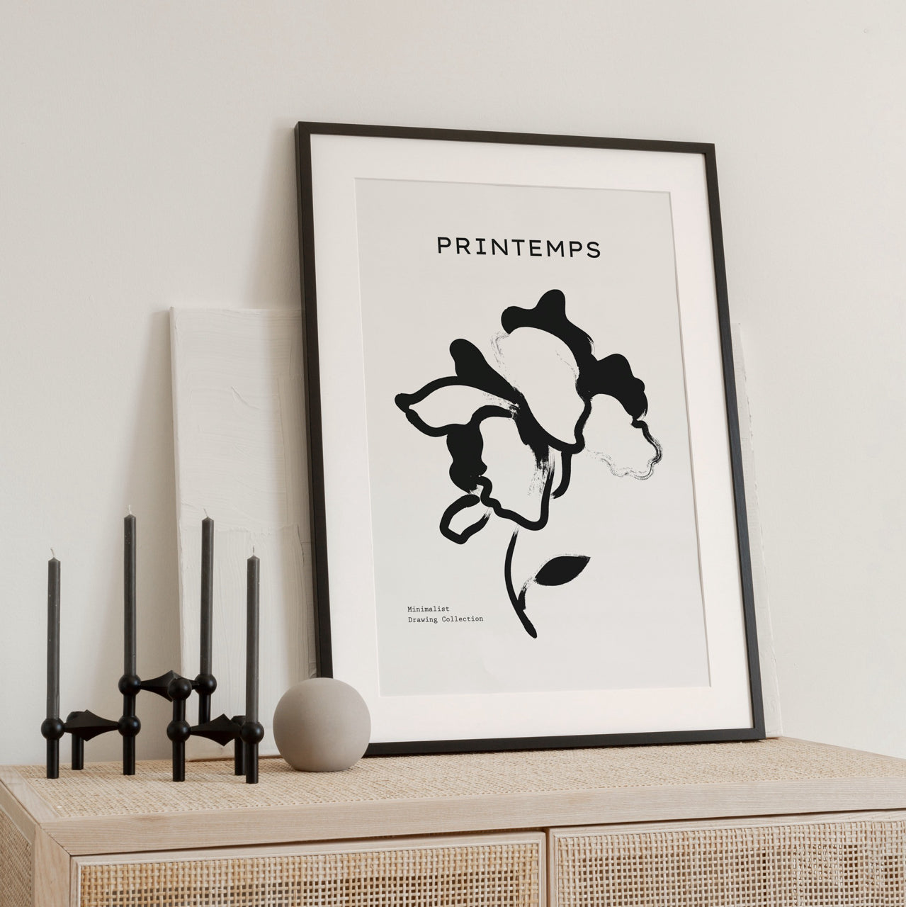Shelf Love Print Shop graphic art print Printemps Flower Art Print