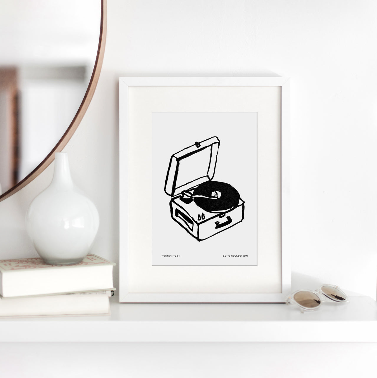 Shelf Love Print Shop graphic art print Vinyl Art Print