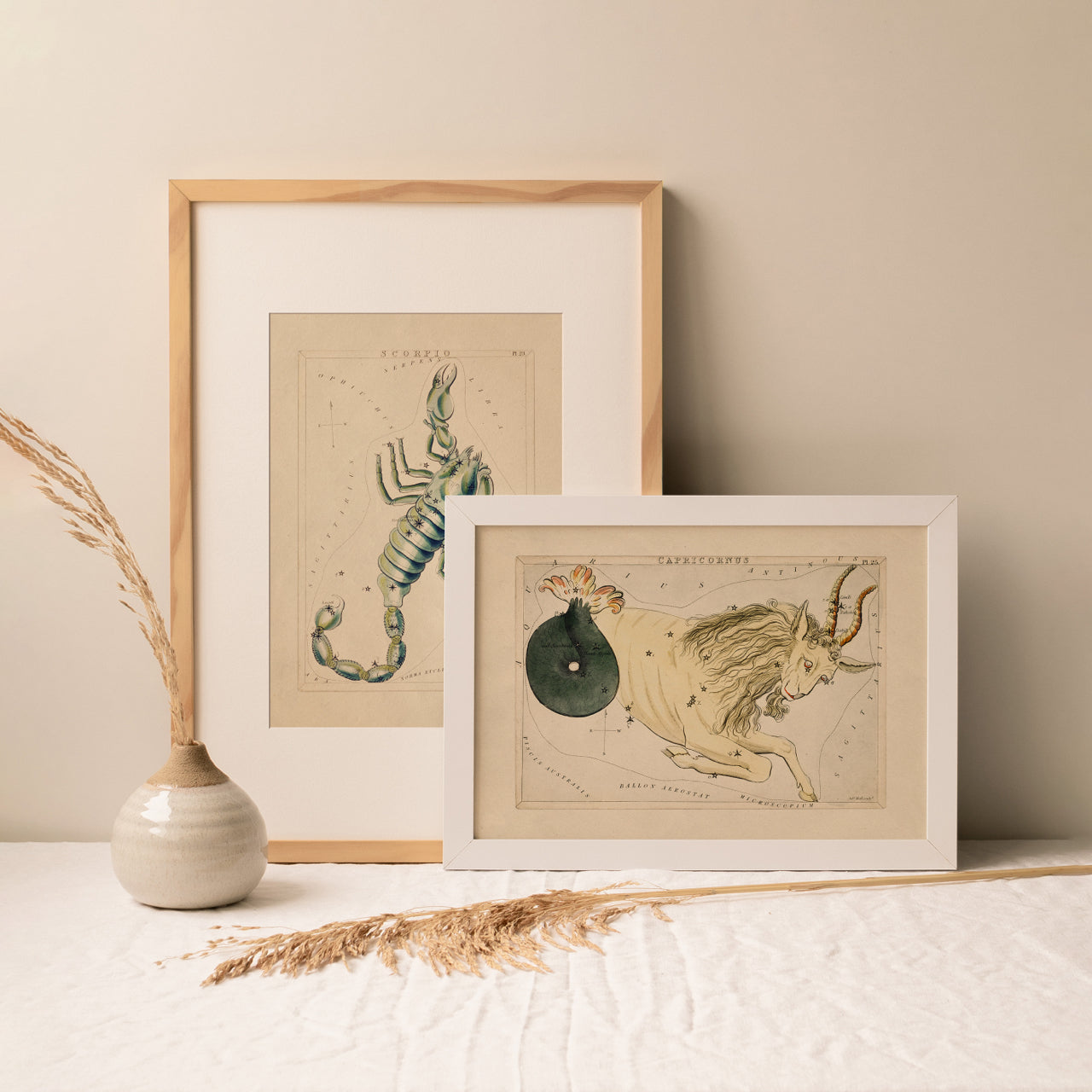 Shelf Love Print Shop vintage art print Capricorn Art Print