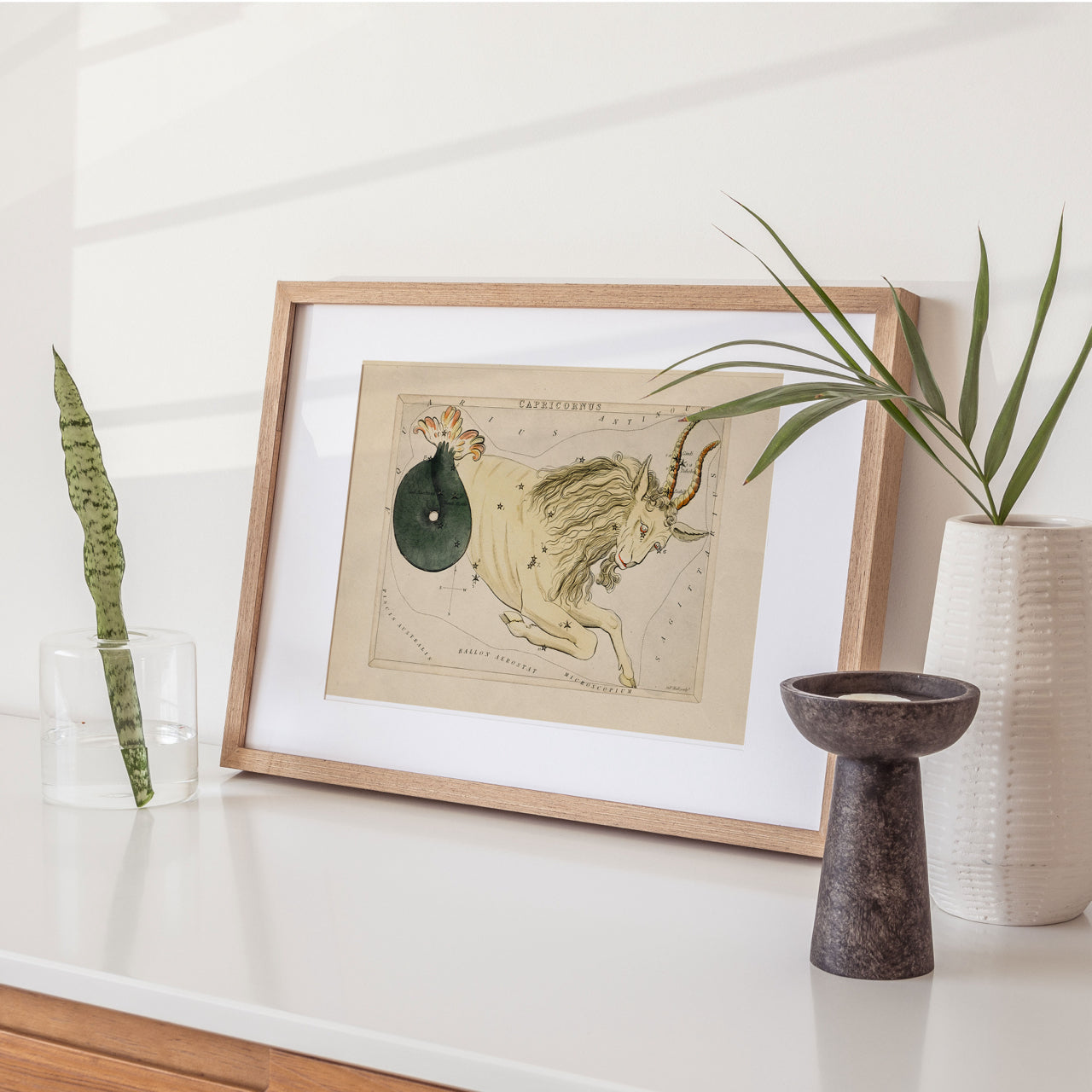 Shelf Love Print Shop vintage art print Capricorn Art Print