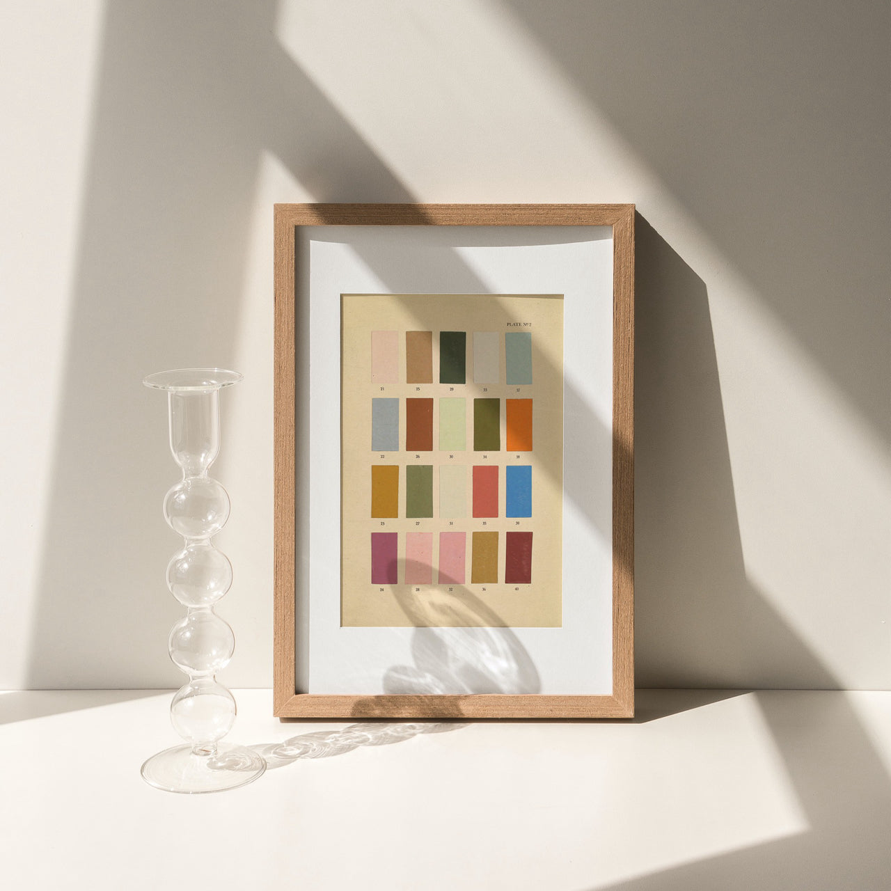 Shelf Love Print Shop vintage art print Paint Swatch 2 Art Print