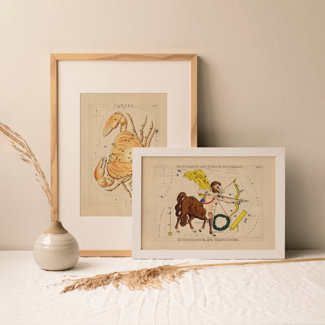 Shelf Love Print Shop vintage art print Sagittarius Art Print