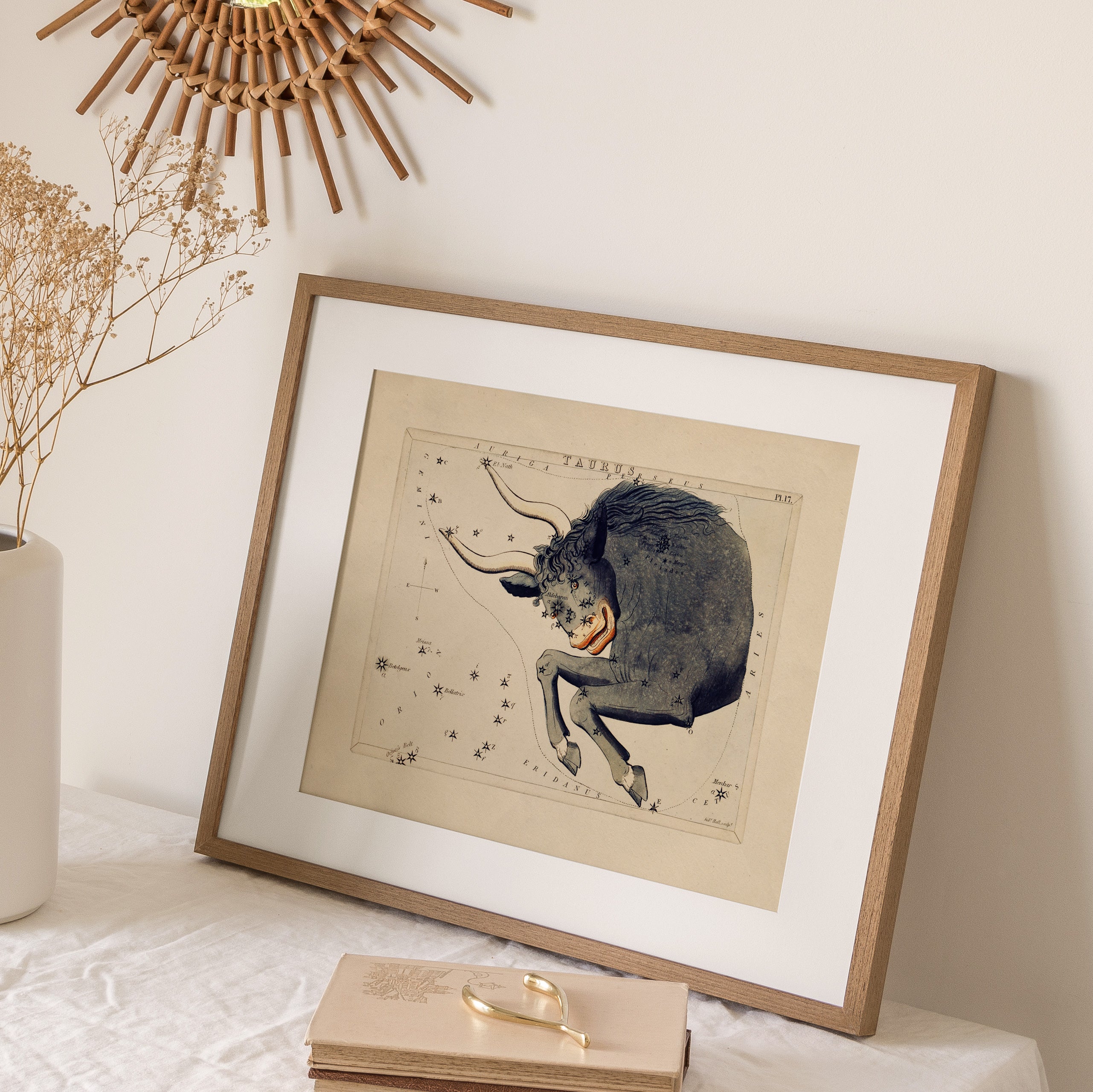 Shelf Love Print Shop vintage art print Taurus Art Print
