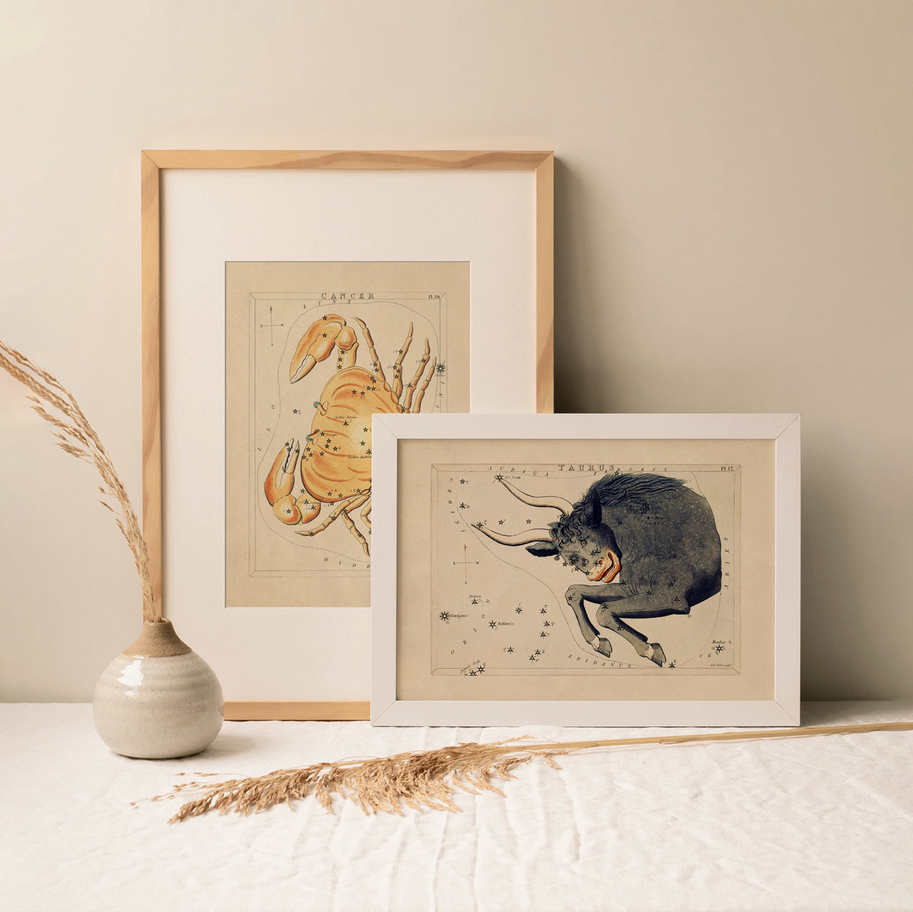 Shelf Love Print Shop vintage art print Taurus Art Print