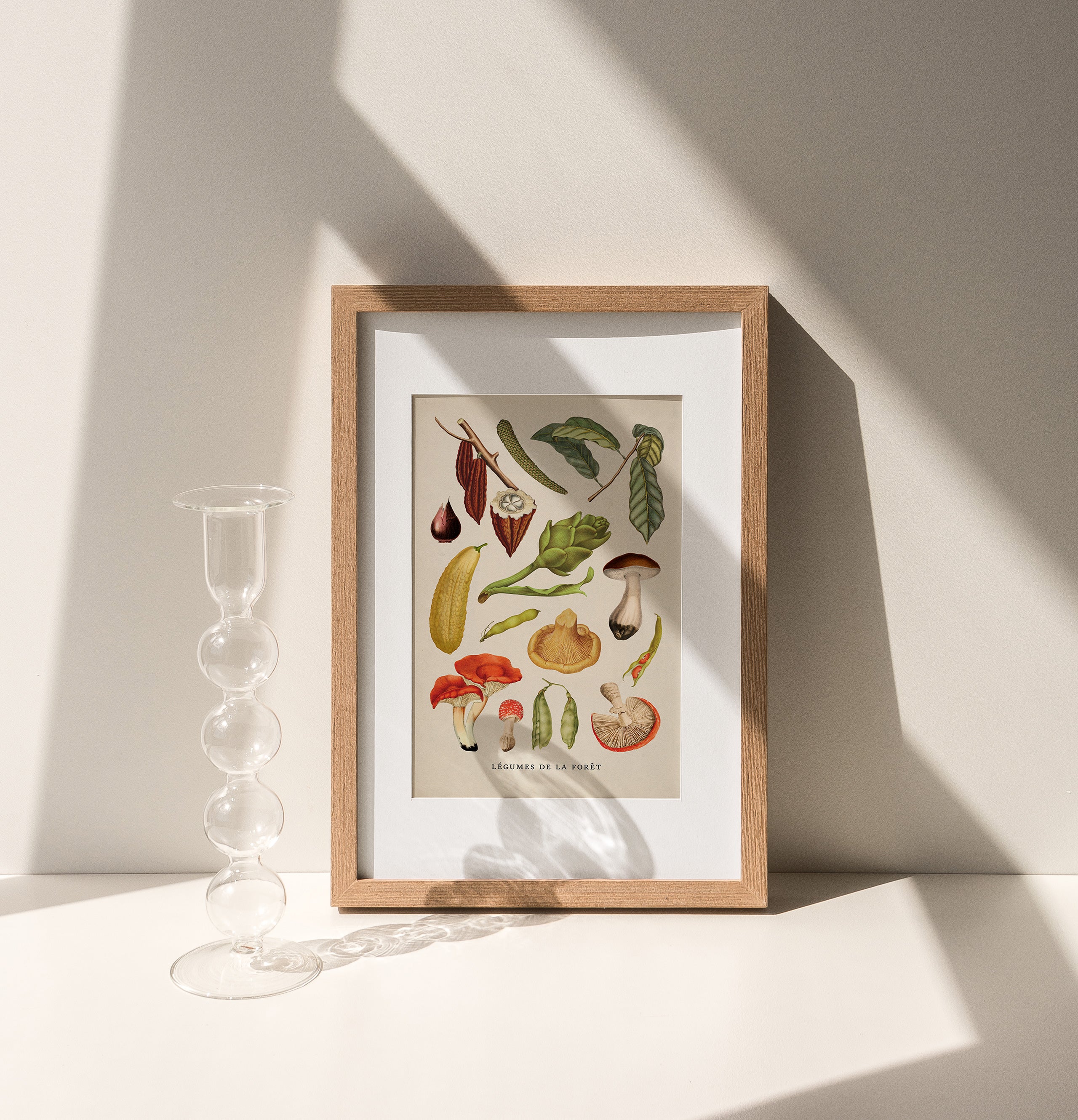 Shelf Love Print Shop vintage art print Vegetables Art Print