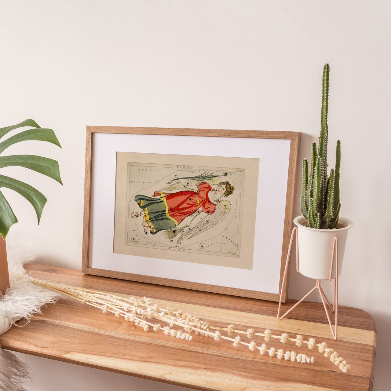 Shelf Love Print Shop vintage art print Virgo Art Print