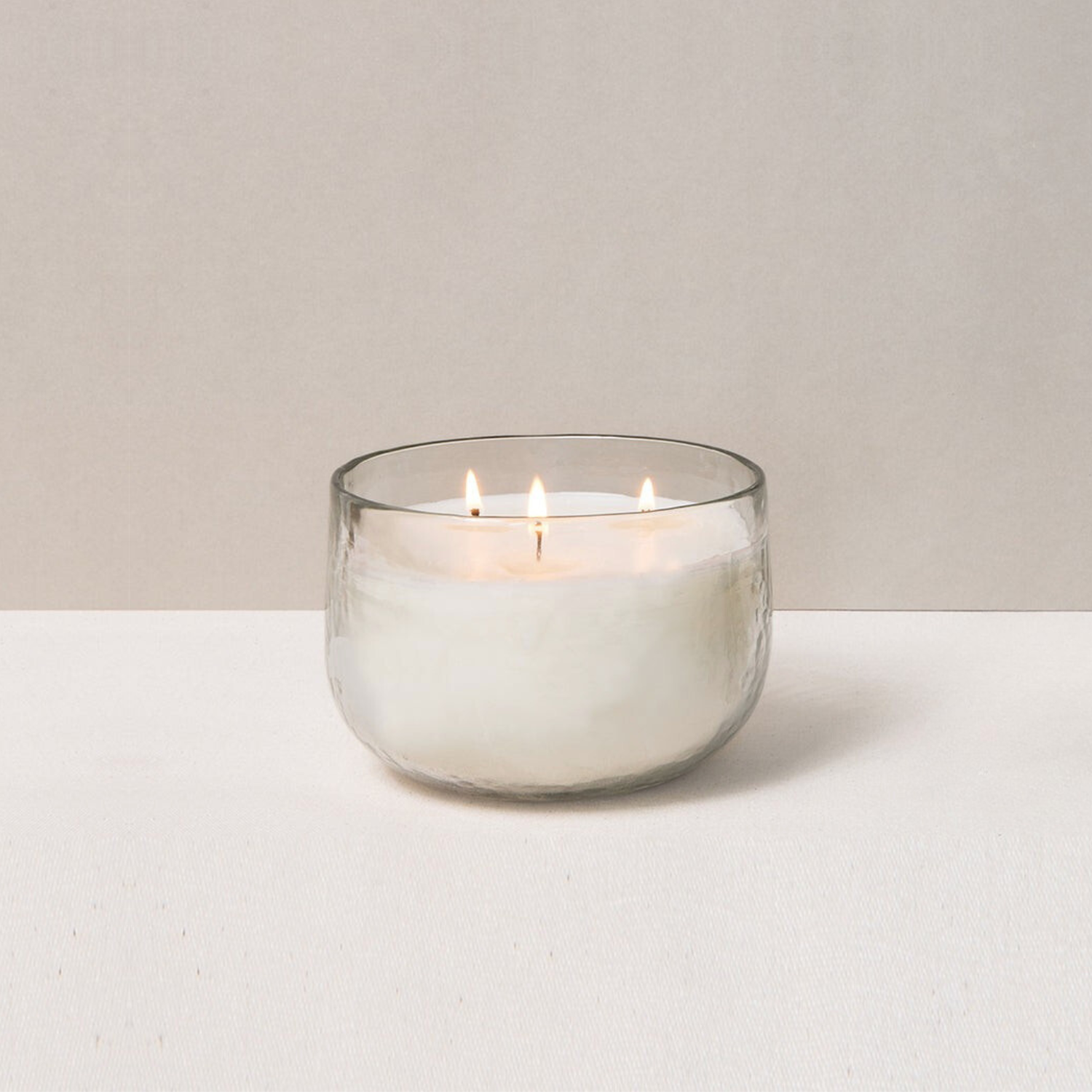 The Collective Home candle Unscented Triple-Wick Soy Candle