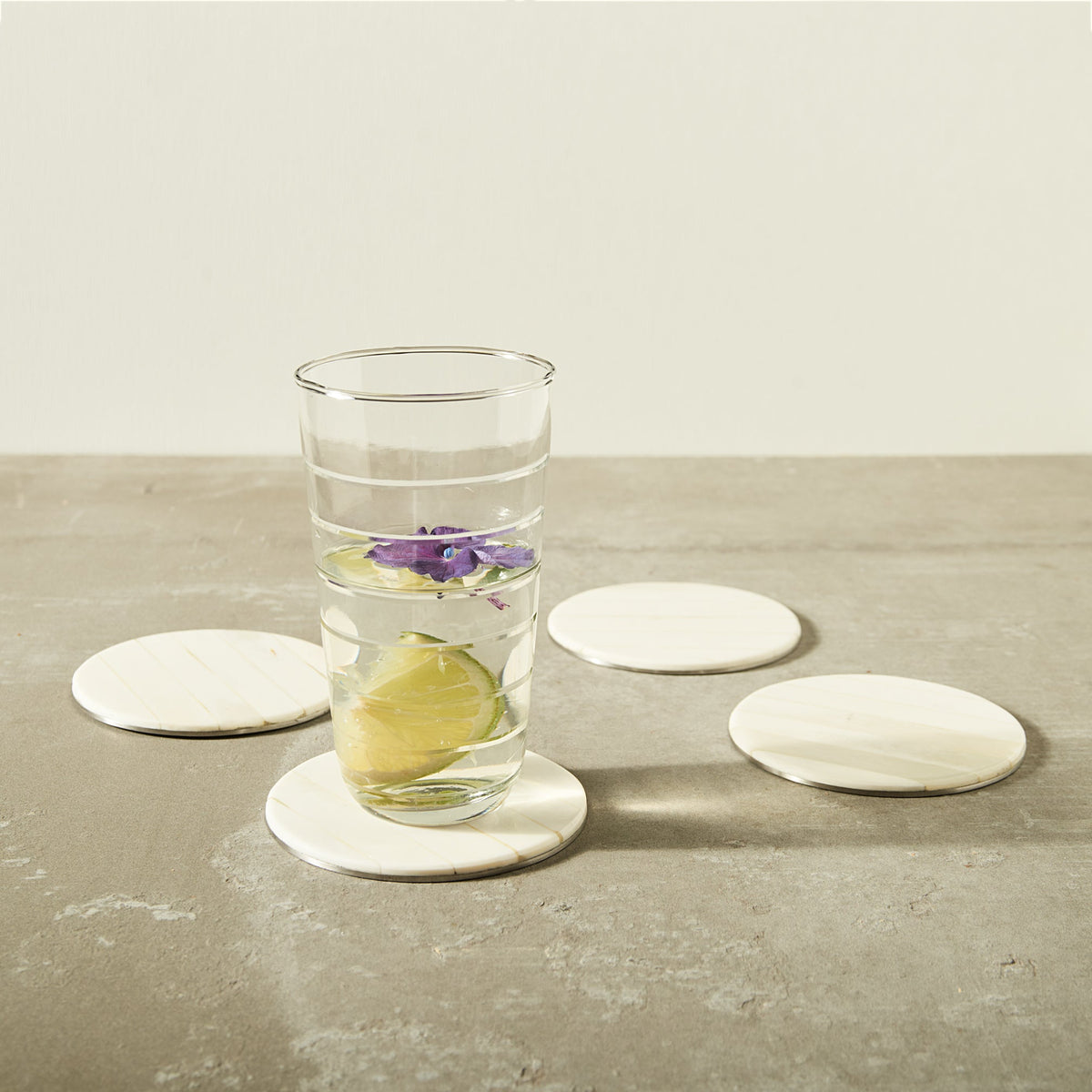 The Collective Home Coasters Blanco Coasters - Set of 4