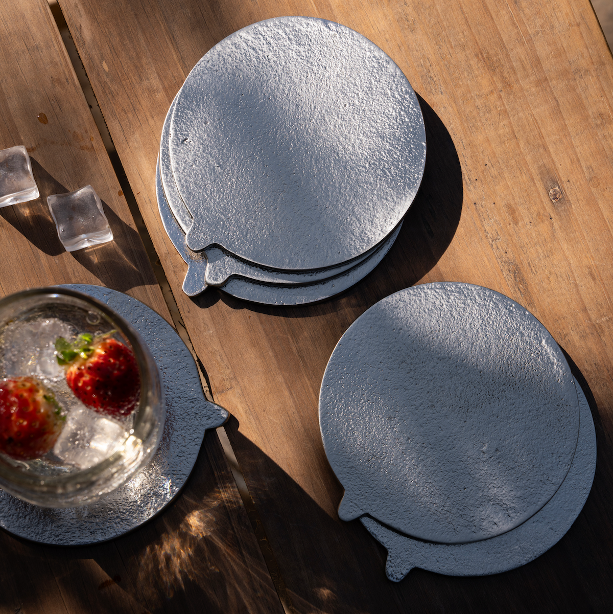 The Collective Home Coasters Stinson Nickel Coasters - Set of 6
