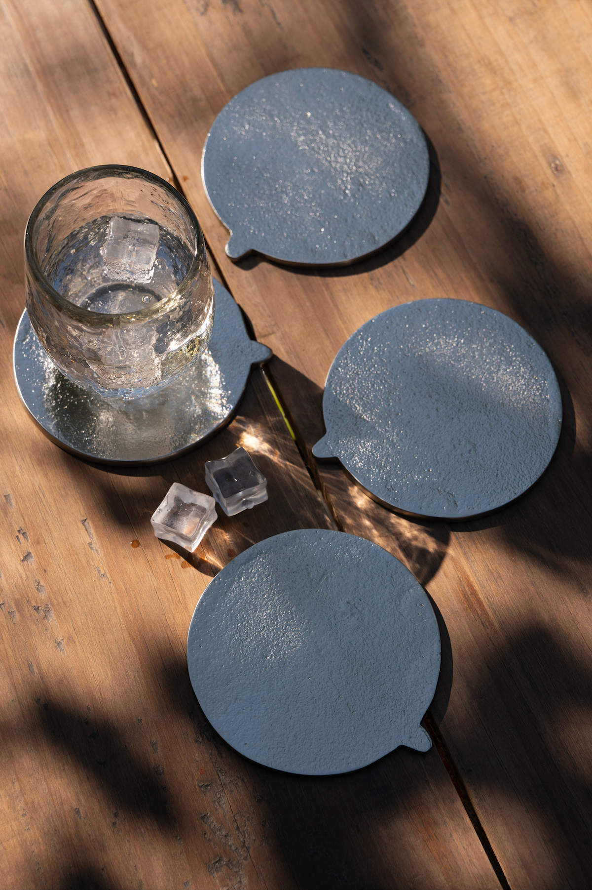 The Collective Home Coasters Stinson Nickel Coasters - Set of 6
