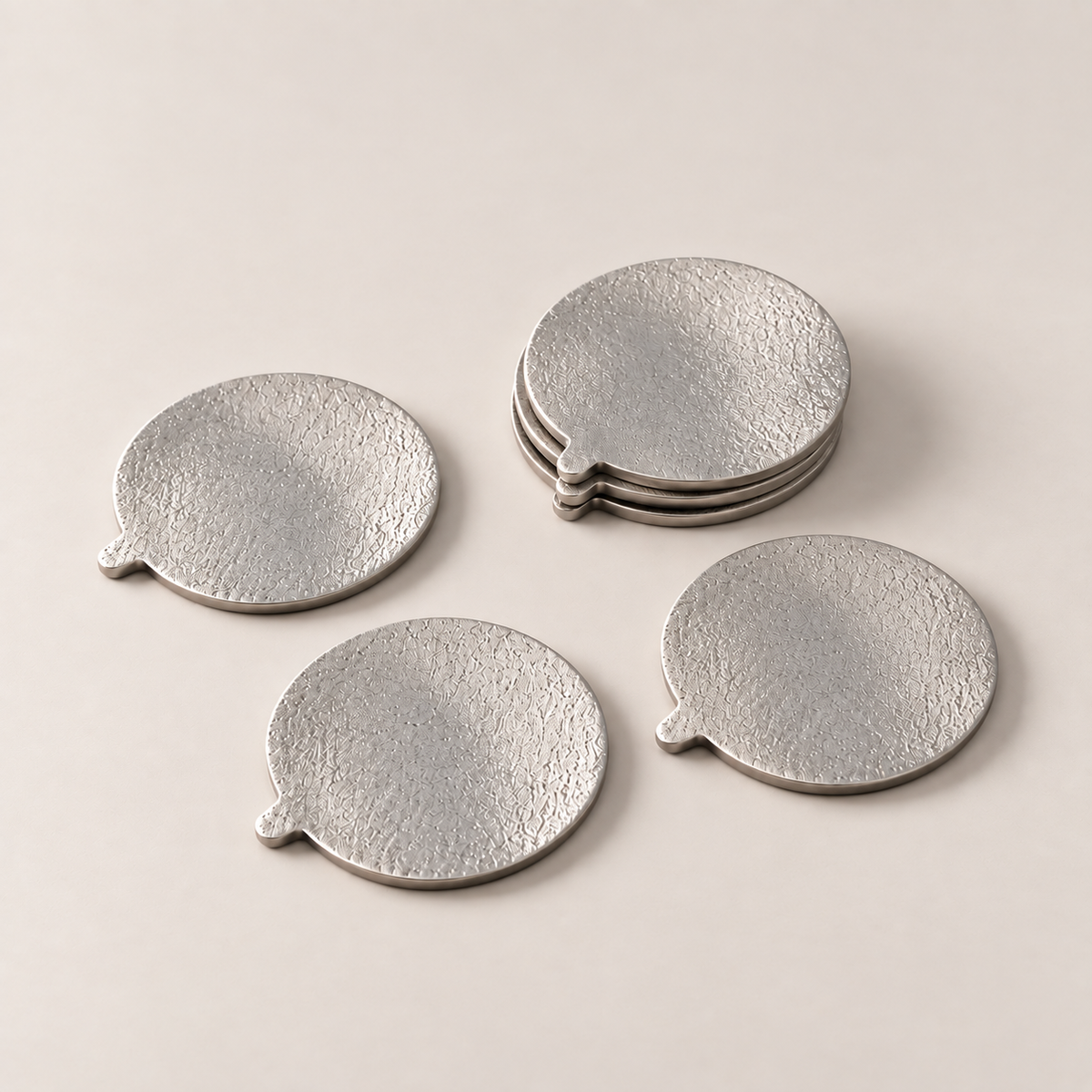The Collective Home Coasters Stinson Nickel Coasters - Set of 6