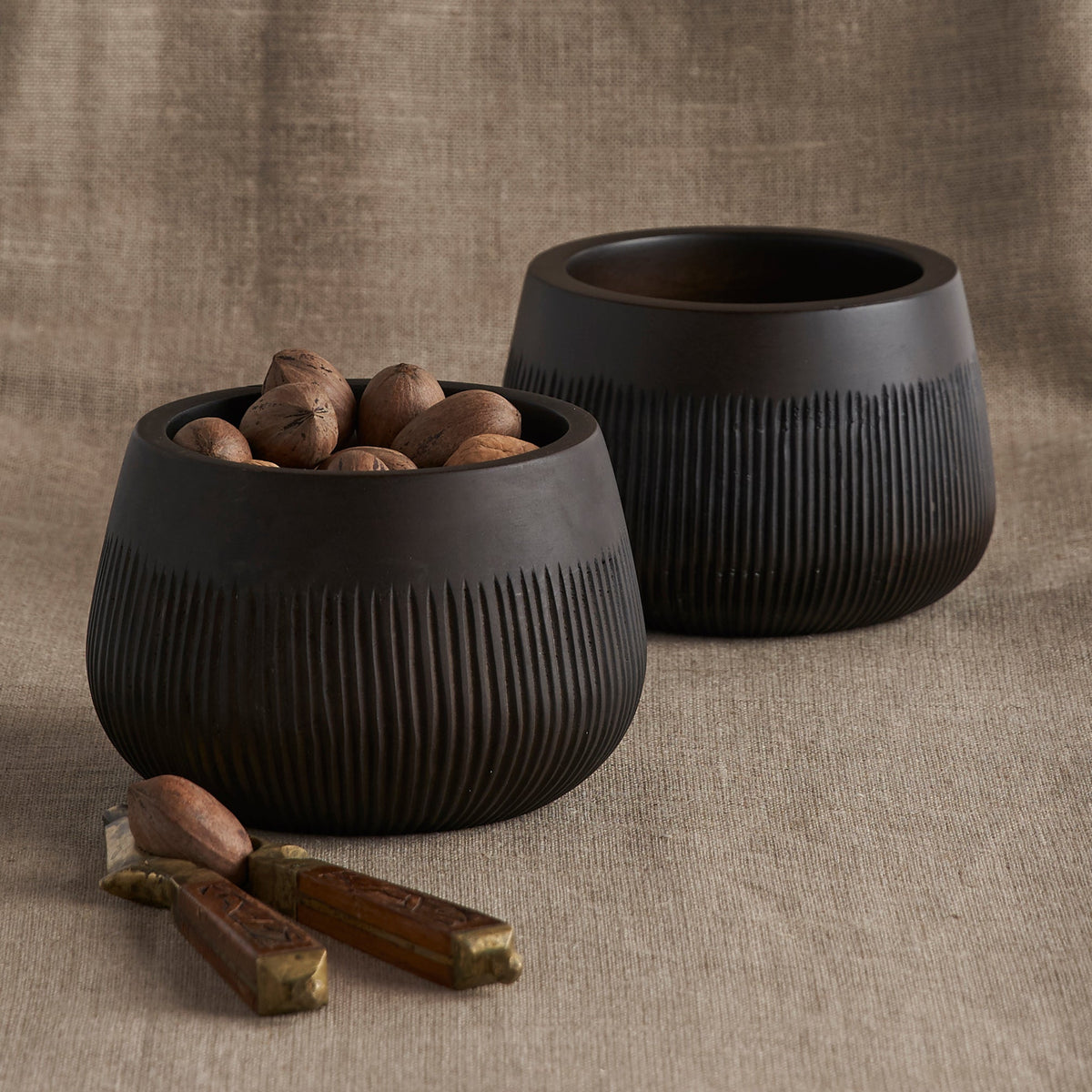 The Collective Home Serving Bowls Chiseled Leila Bowl