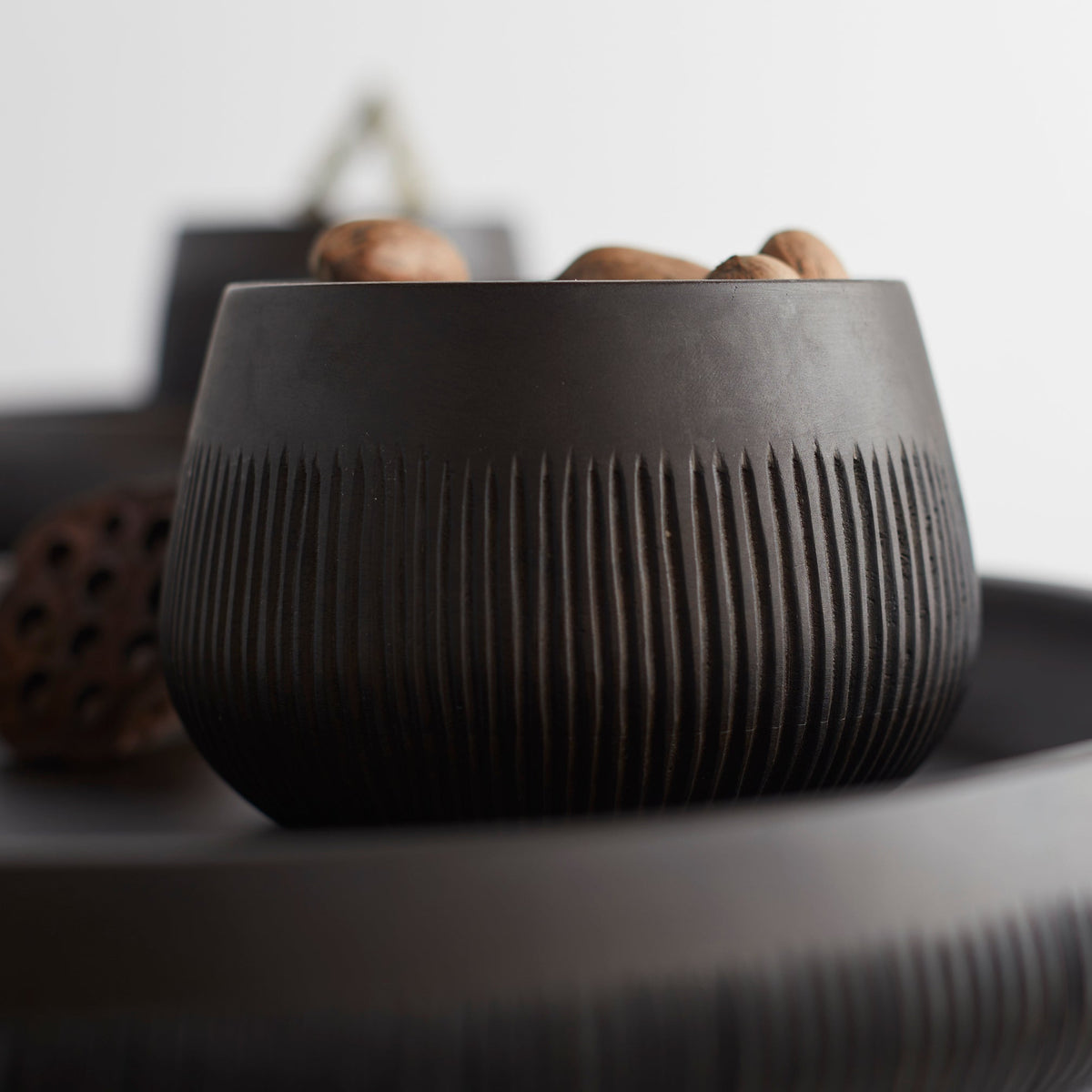 The Collective Home Serving Bowls Chiseled Leila Bowl