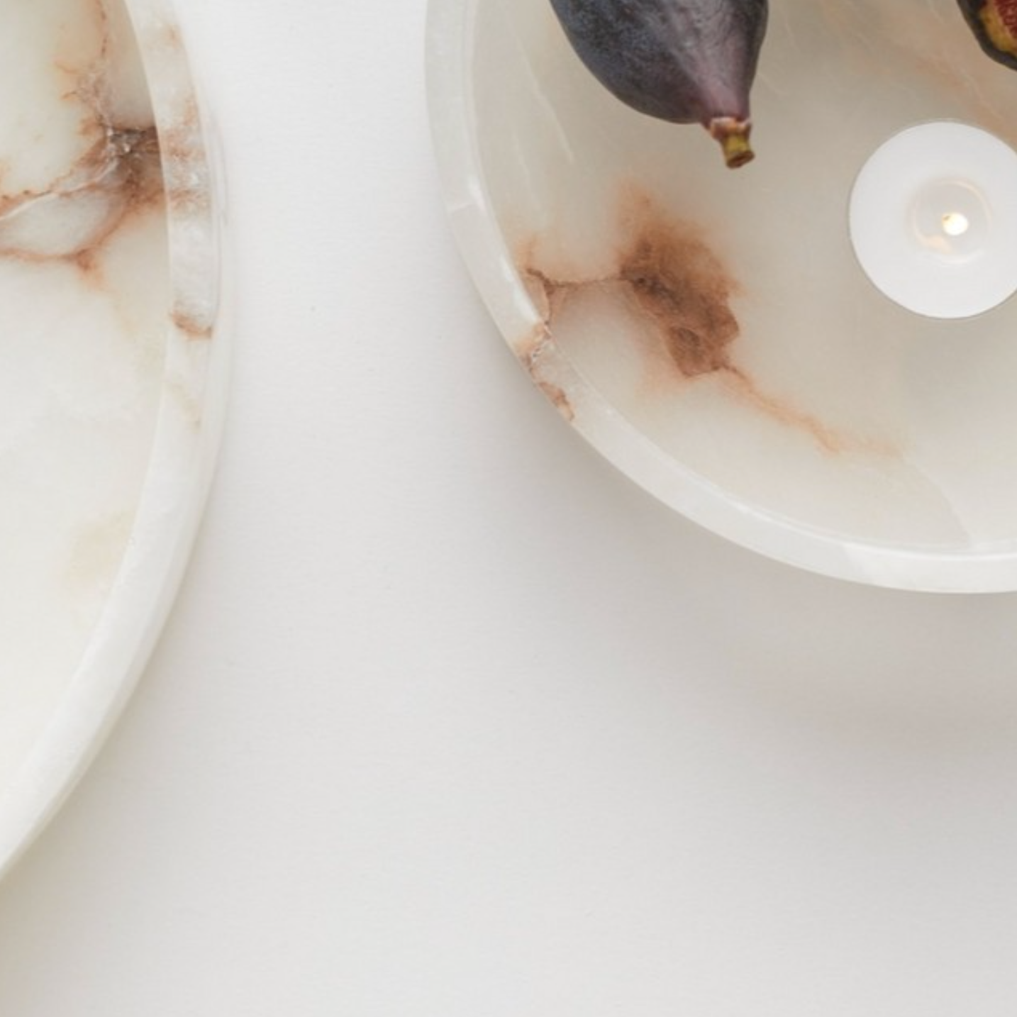 The Collective Home tray Small Alabaster Tray