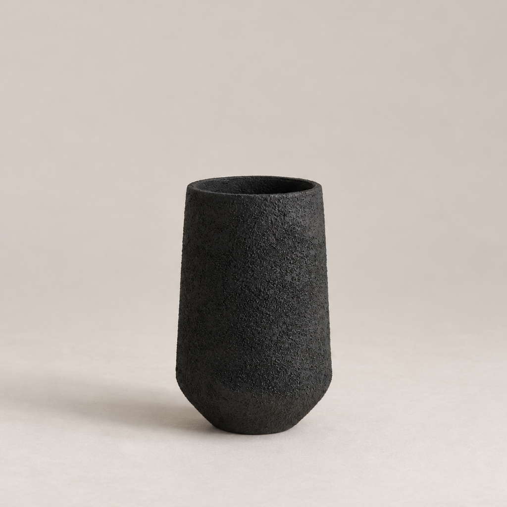 The Collective Home Vases Black Lava Vase