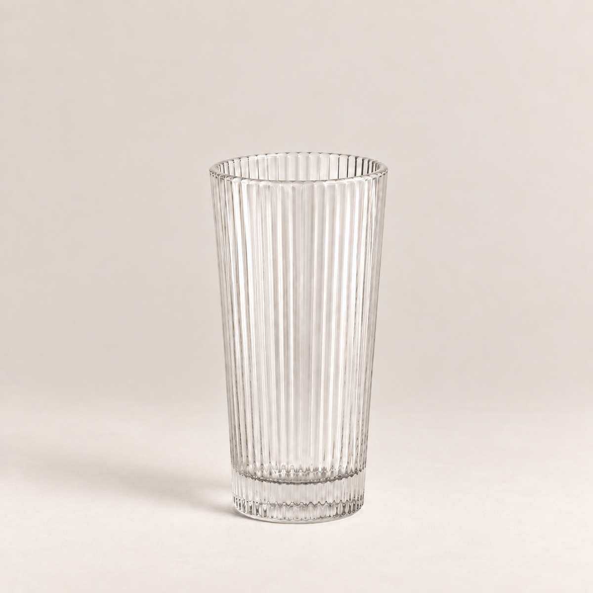 The Collective Home Vases Fluted Glass Column Vase
