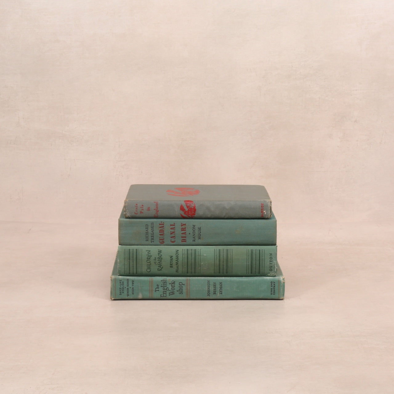 The House of Elements book Vintage Green Book Set - Bundle of 4