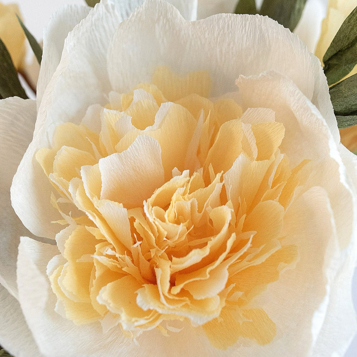 Unwilted faux flower Macaroni and Cheese Bouquet