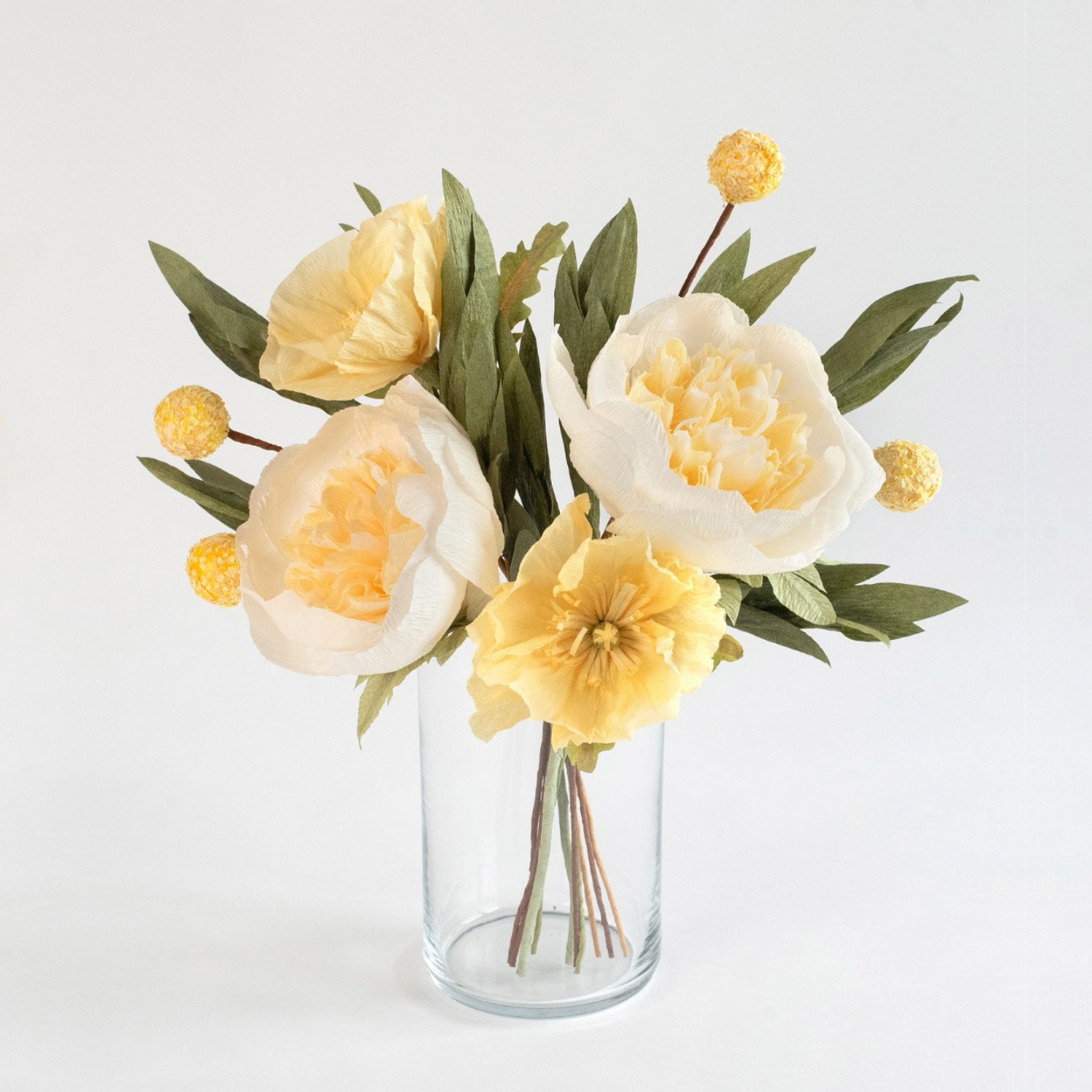 Unwilted faux flower Macaroni and Cheese Bouquet