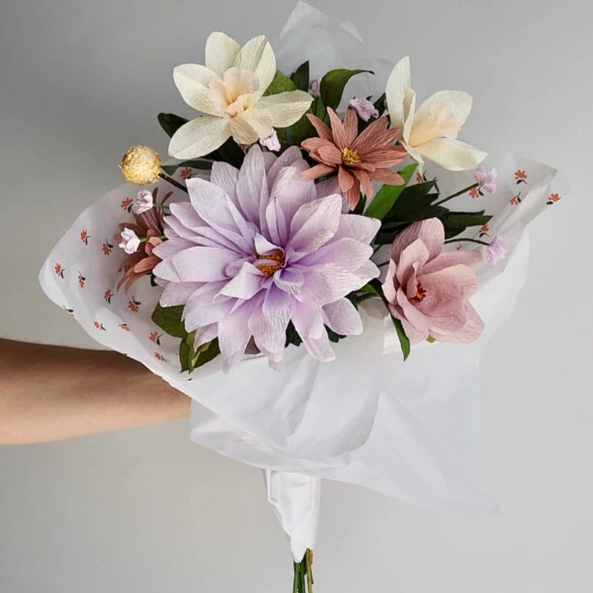 Unwilted faux flower Muted Magic Bouquet