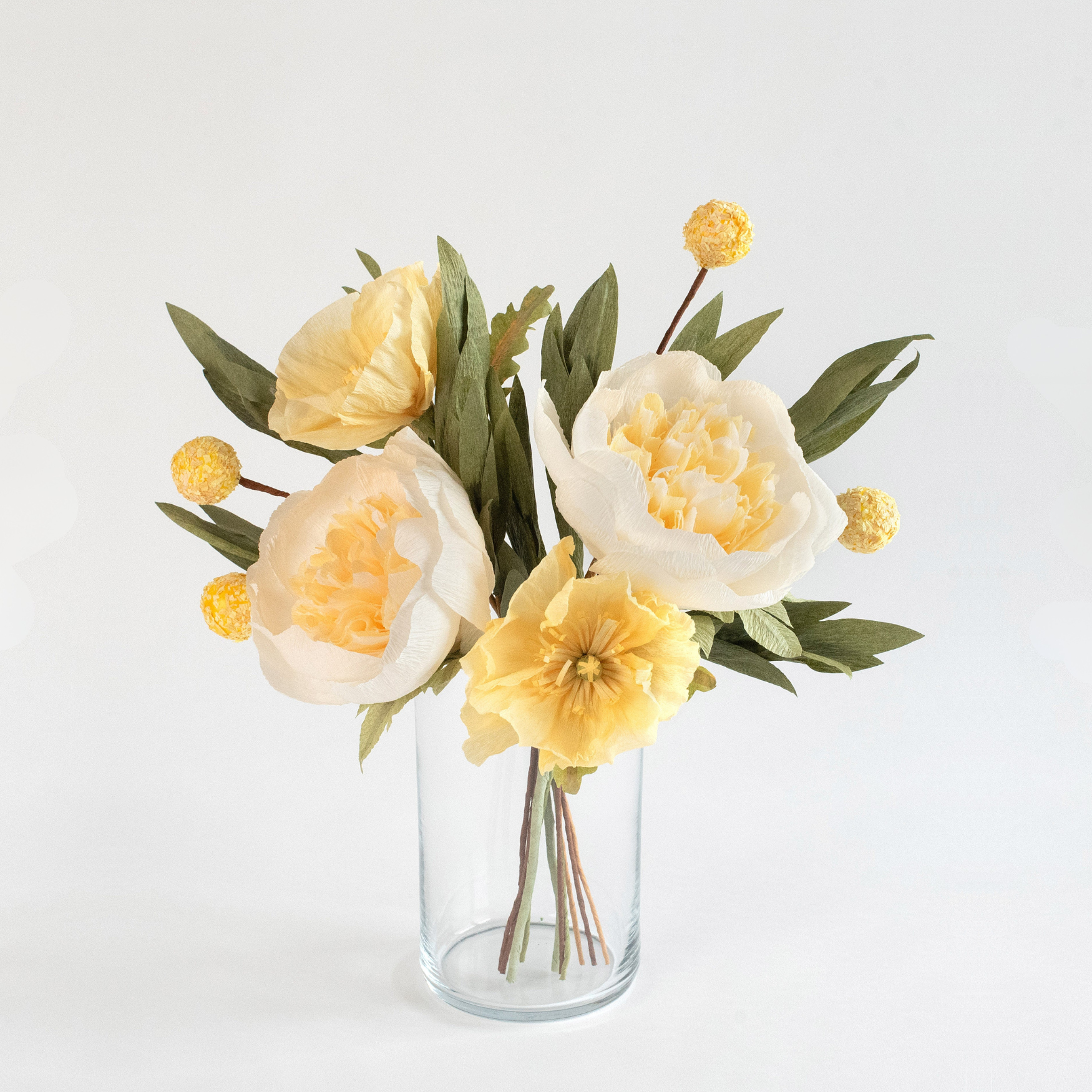 unwilted Paper Flowers Macaroni and Cheese Bouquet
