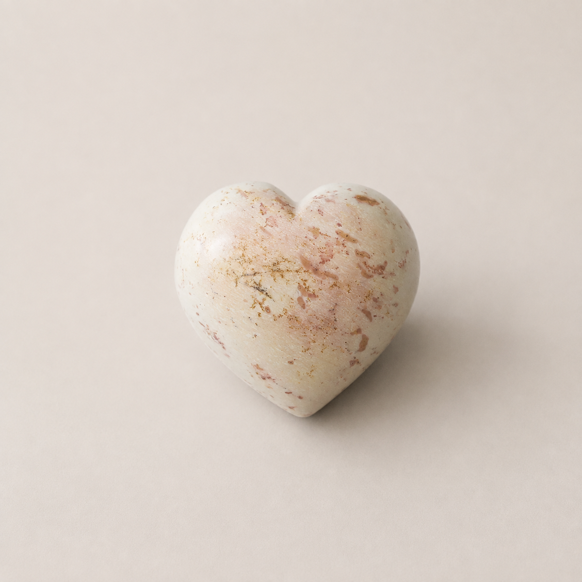 Venture Imports Decorative Objects Natural Soapstone Heart