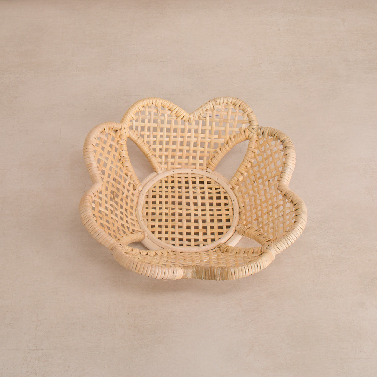 Village Thrive tray Flora Rattan Decorative Bowl