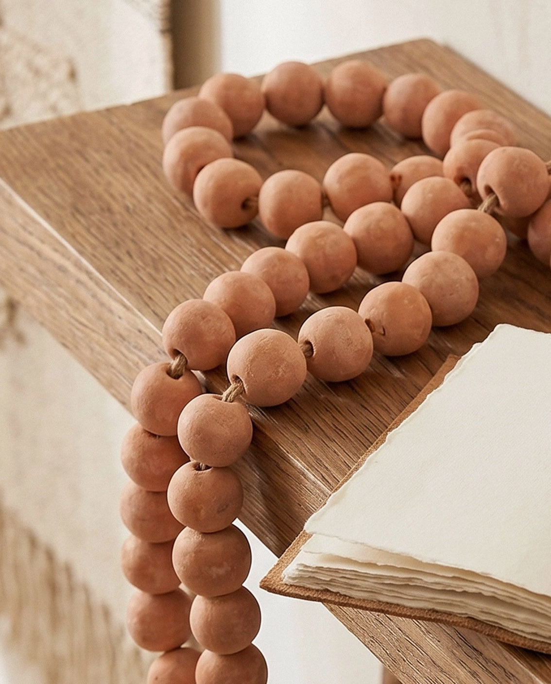 Bloomist Decorative Objects Terracotta Bead Garland