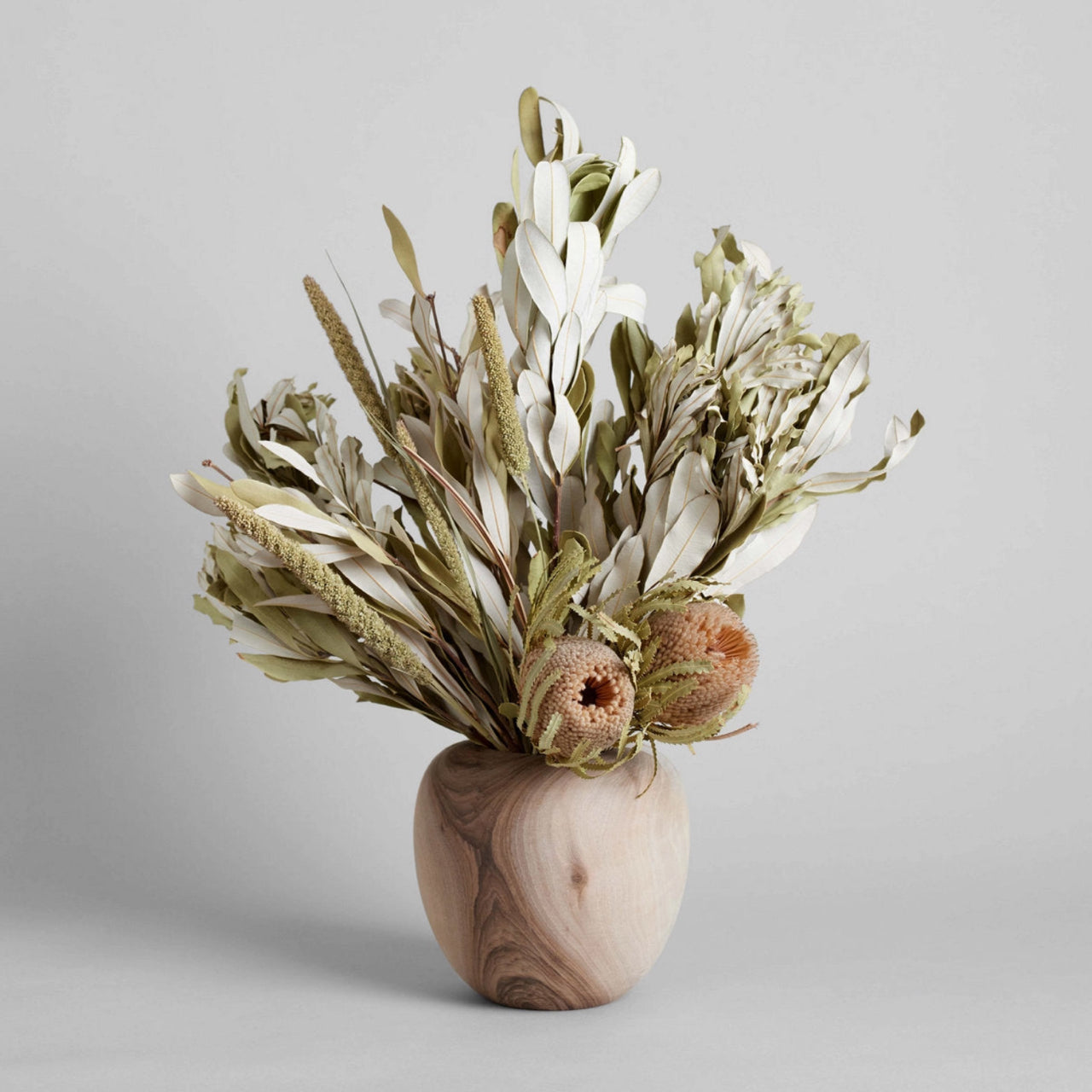 Bloomist dried flowers and plants Dried Natural Banksia - Set of 3