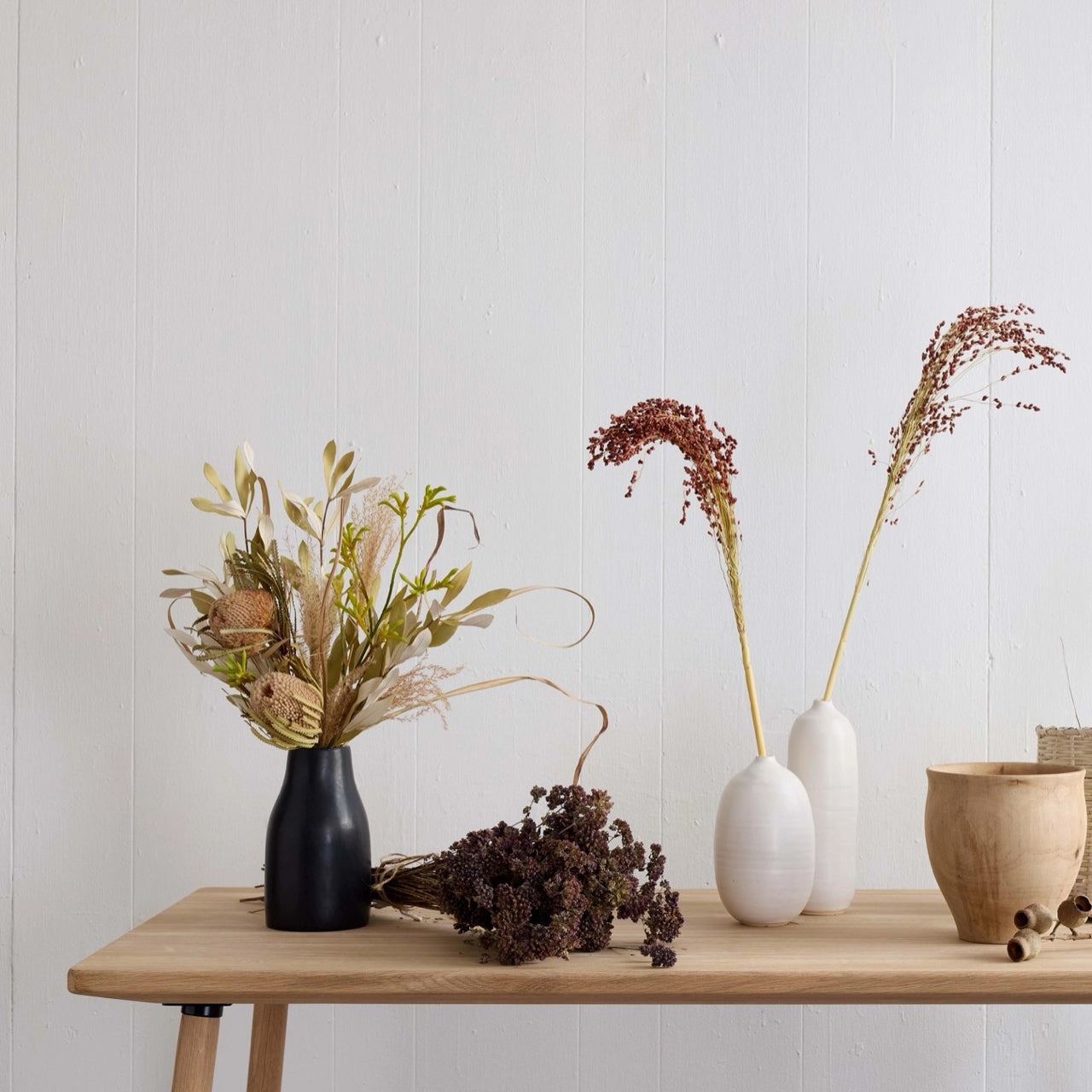 Bloomist dried flowers and plants Dried Red Broom Corn