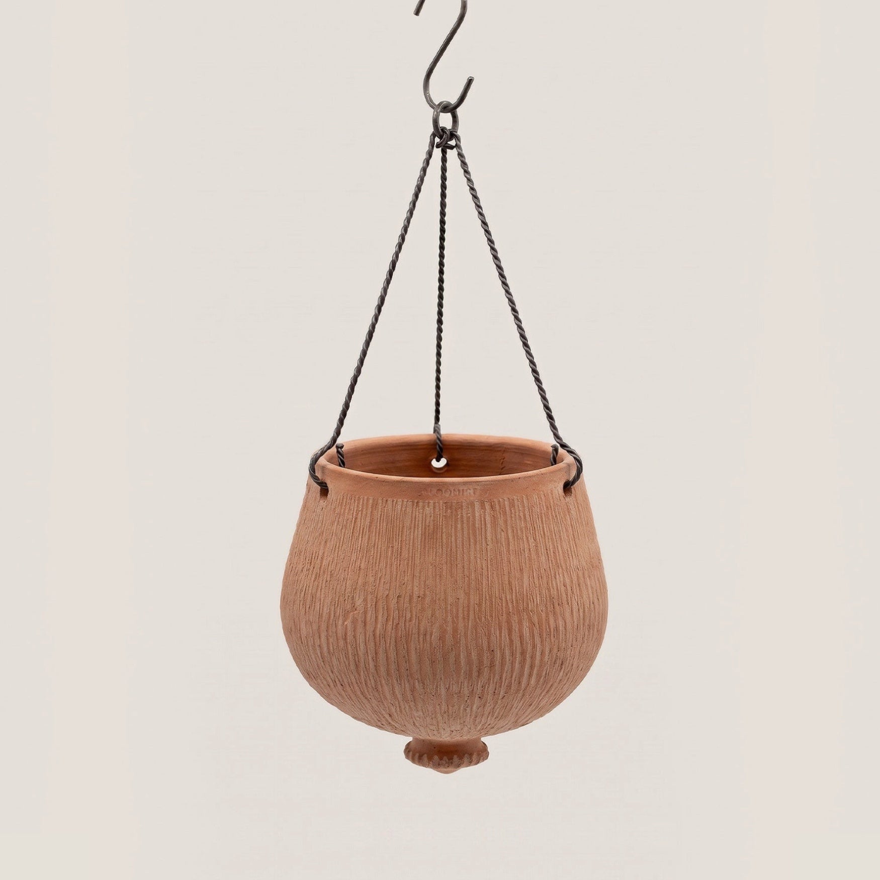 Bloomist Planters Terracotta Reed Hanging Planter