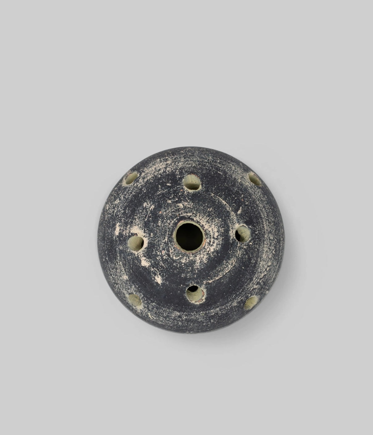 Bloomist Vases Grey Patina Terracotta Flower Frog Vase