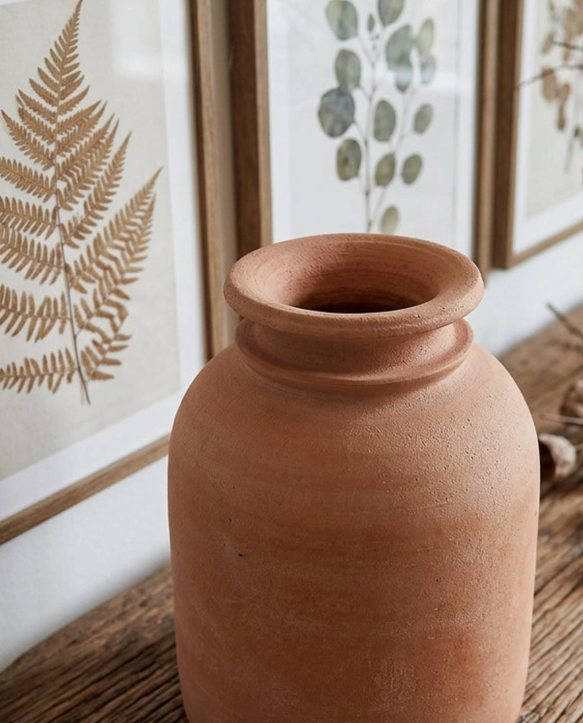 Bloomist Vases Whitewash Terracotta Jar Vase