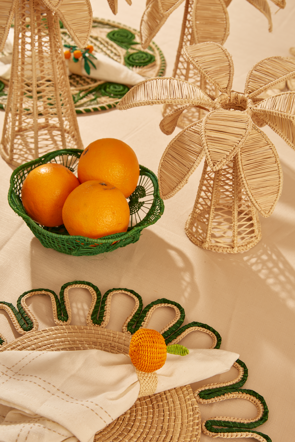 Coro Cora Candle Holders Palm Tree Candle Holder - Small - Natural