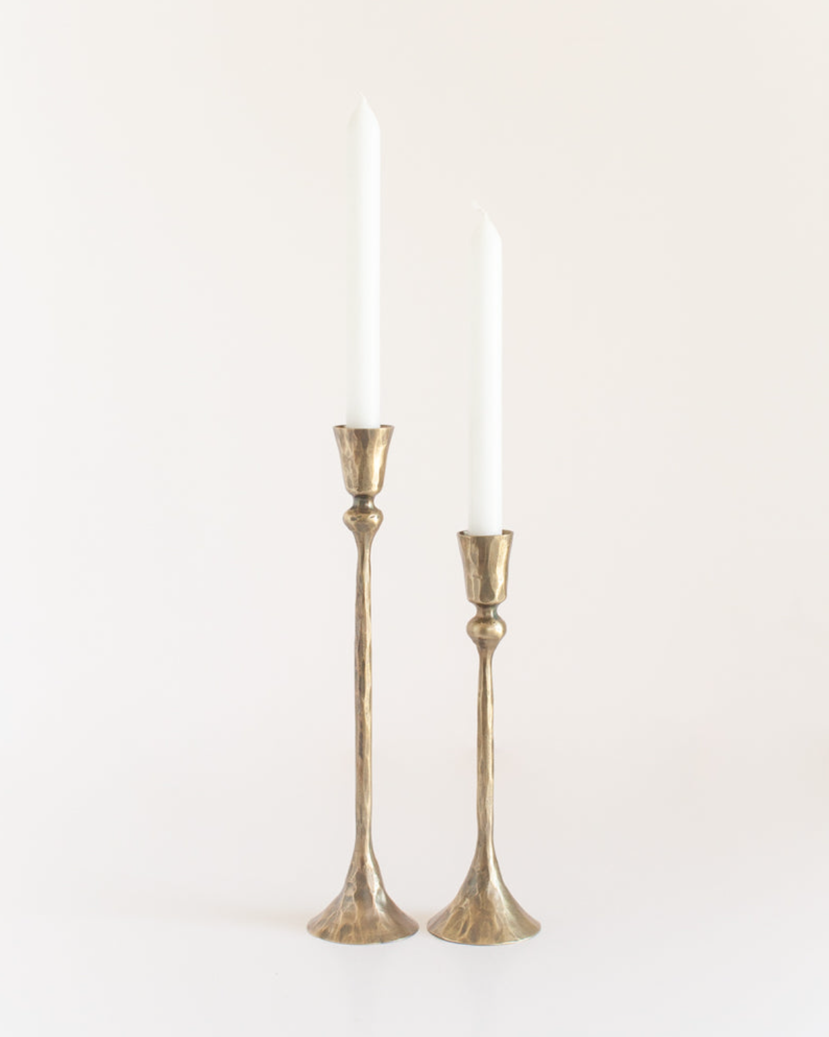 Creative Women Candle Holders Brass Gemini Candlesticks - Set of 2