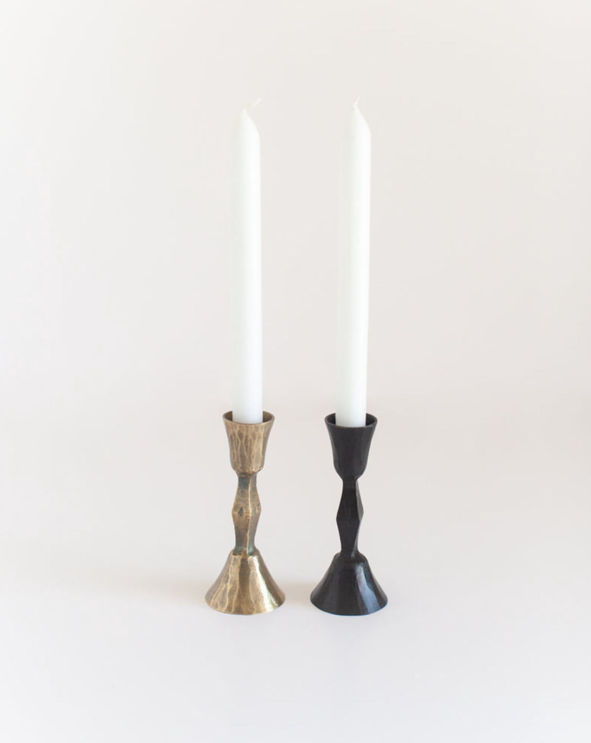 Creative Women Candle Holders NEW - Black Low Diamond Candlestands