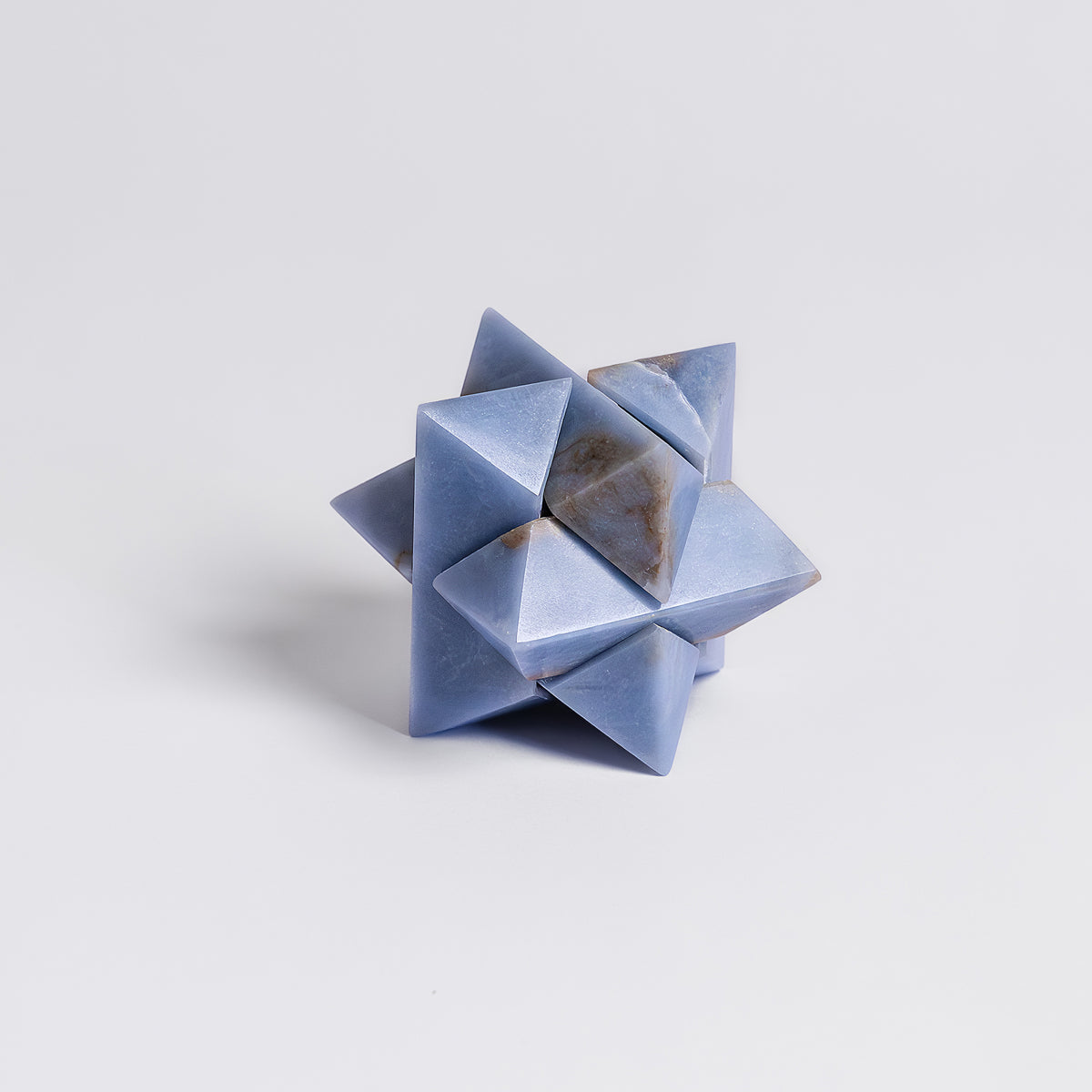 DAR proyectos Burr  Star 3D gemstone puzzle Angelite