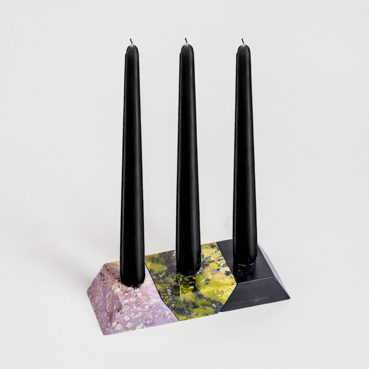 DAR proyectos Candle Holders Lila Stackable Candelabra