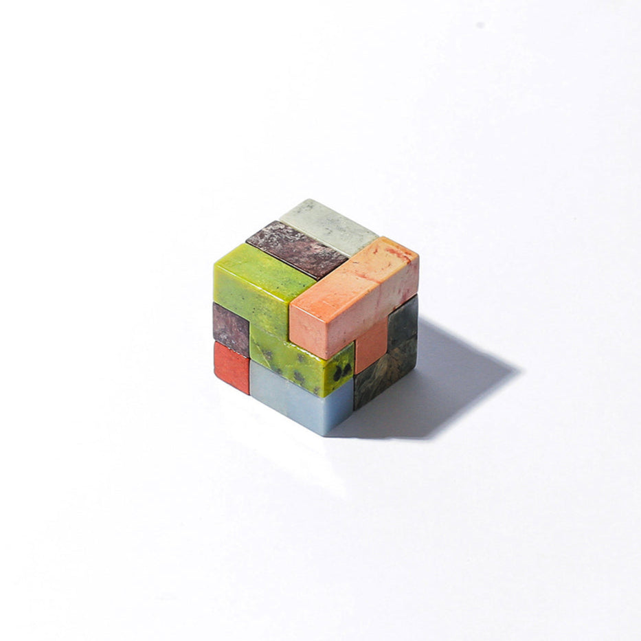 DAR proyectos Decorative Accents Gemstone Cube Puzzle