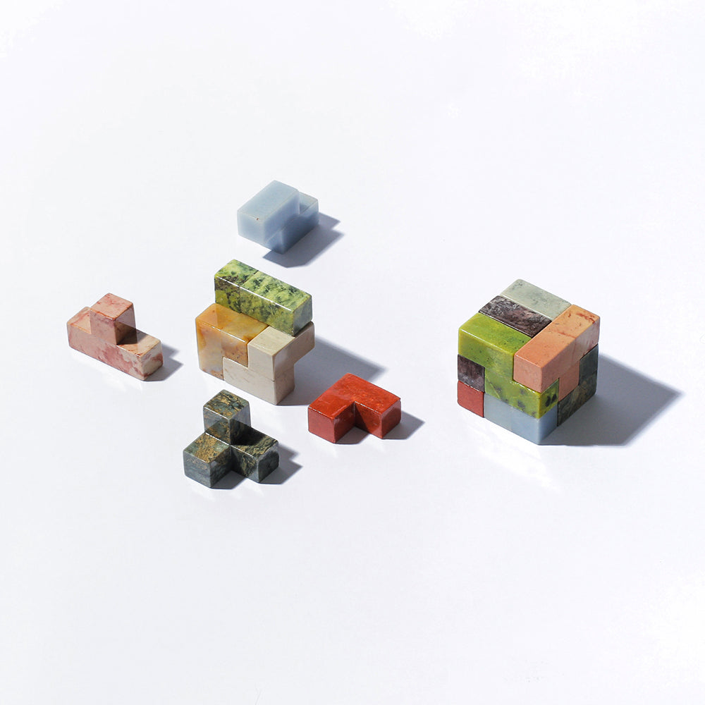 DAR proyectos Decorative Accents Gemstone Cube Puzzle