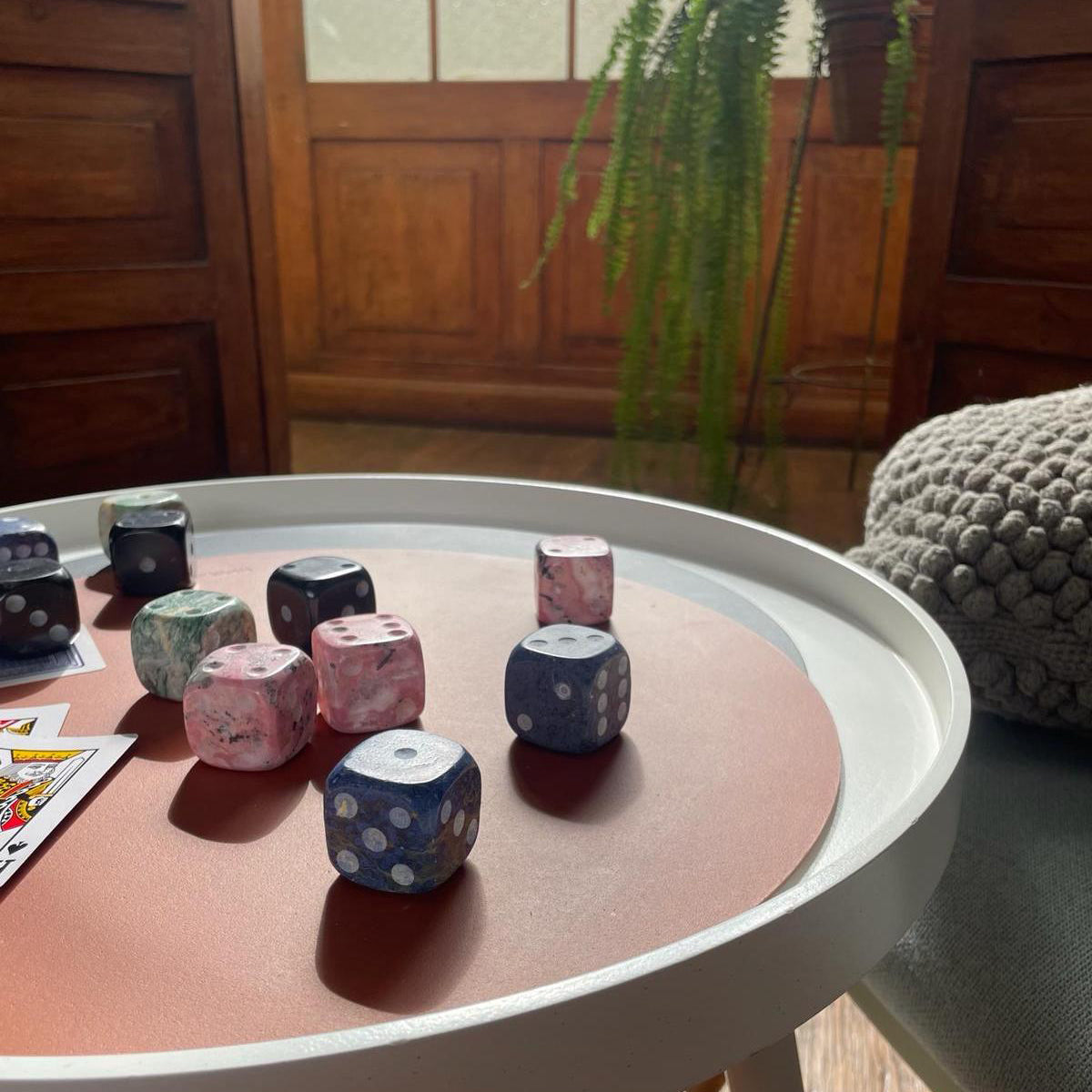 DAR proyectos Decorative Objects Giant Gemstone Dice - Set of 2