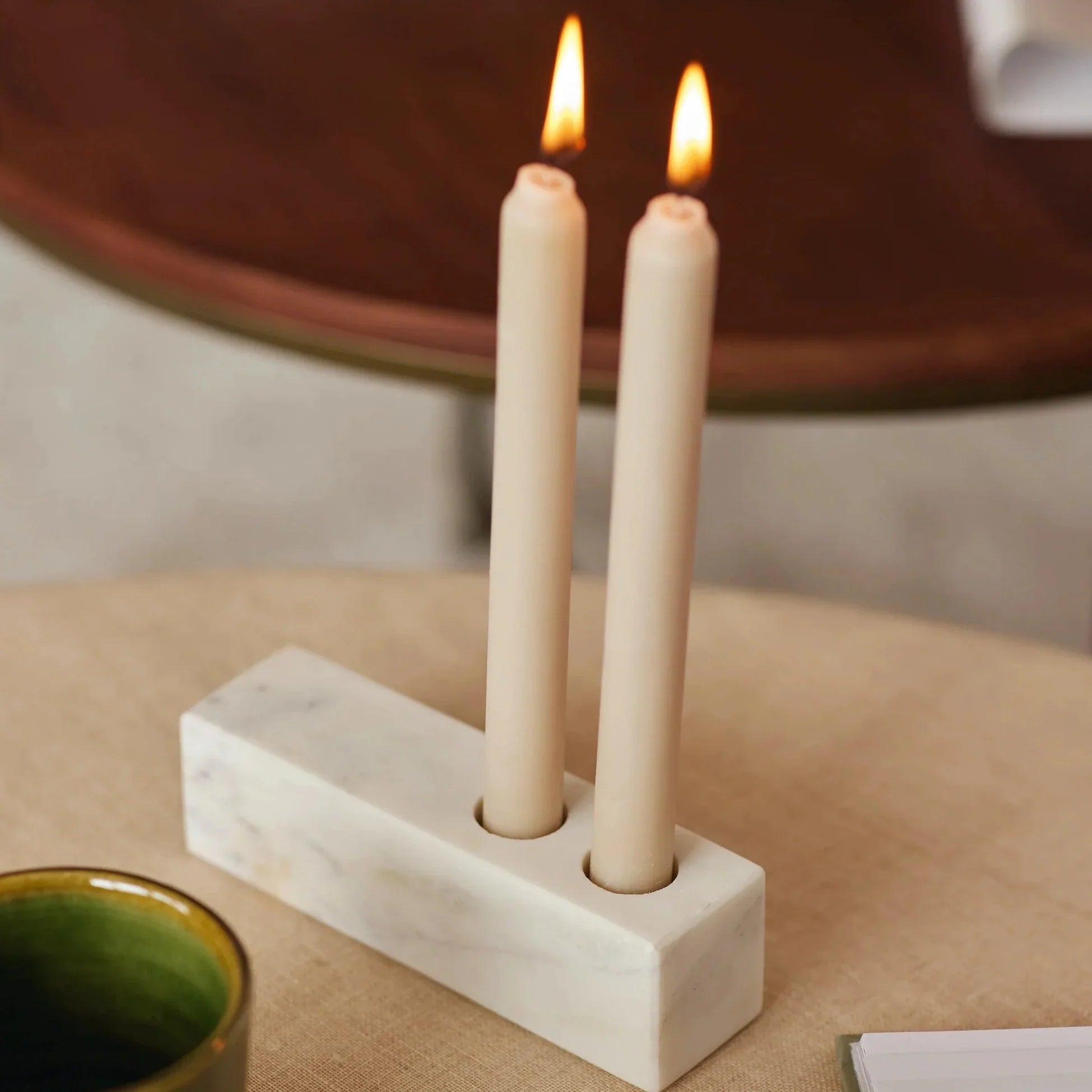 Fleck Candle Holders Marble Candle Holder