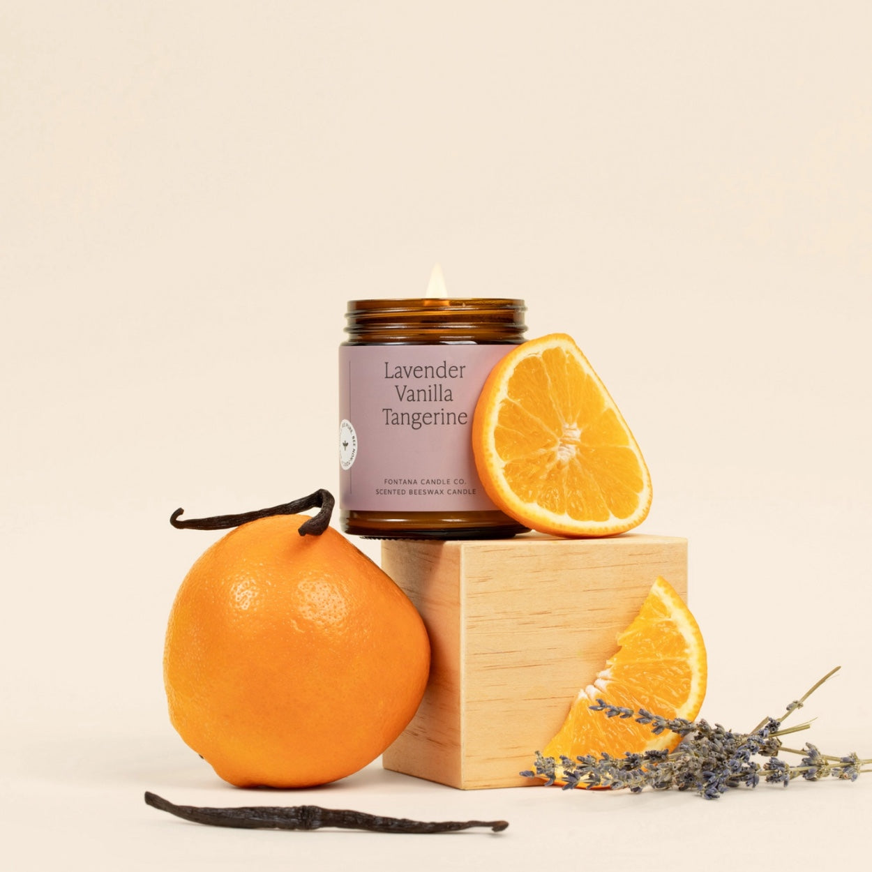 Fontana Candle Co. candle Lavender Vanilla Tangerine Candle