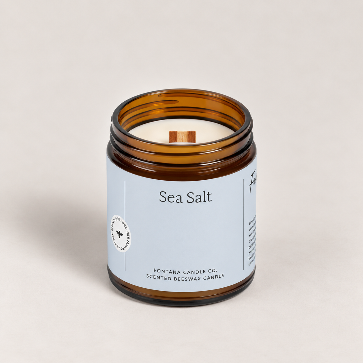 Fontana Candle Co. Candles Sea Salt Essential Oil Candle