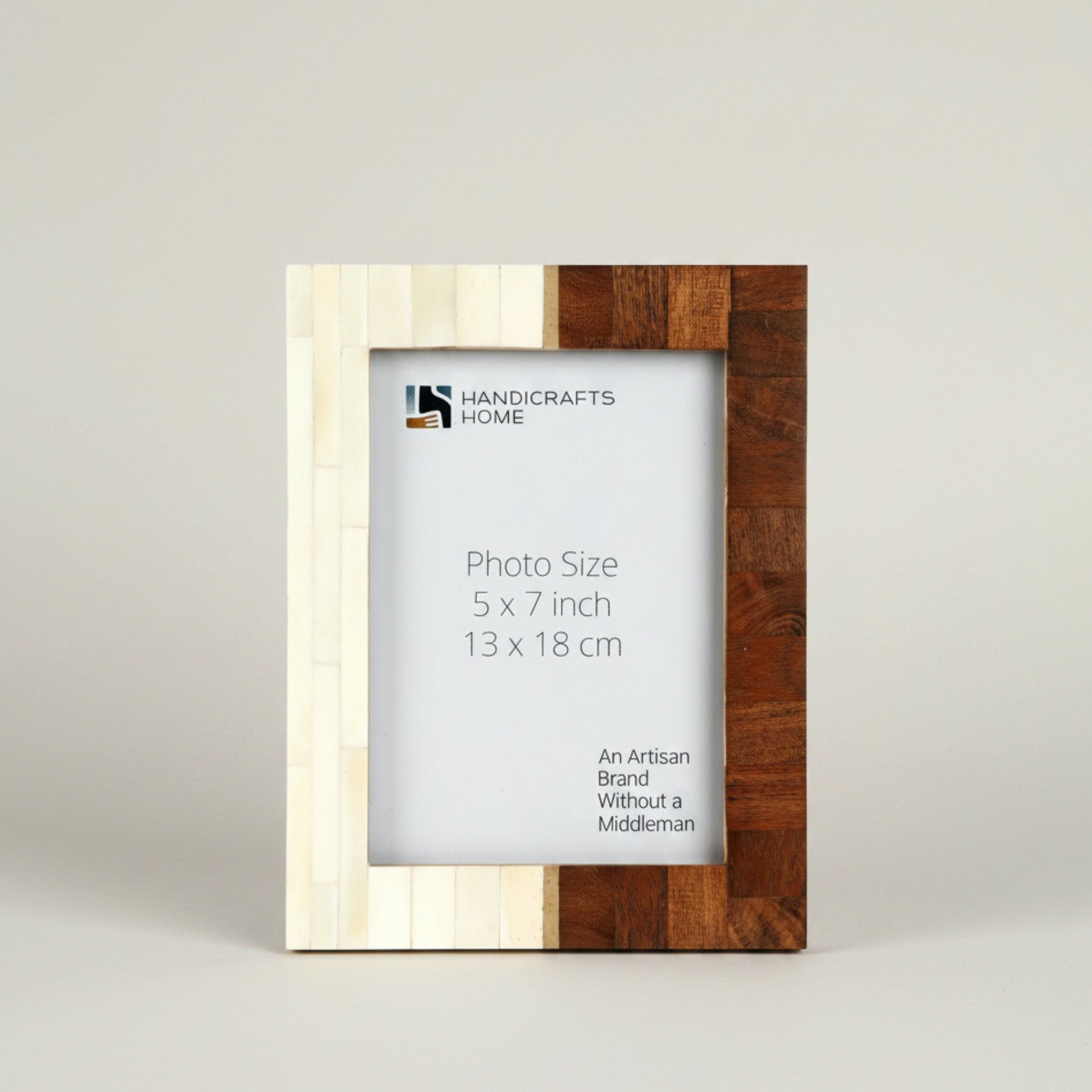 Handicrafts Home Picture Frames Pacific Sunset Bone & Wood Picture Frame