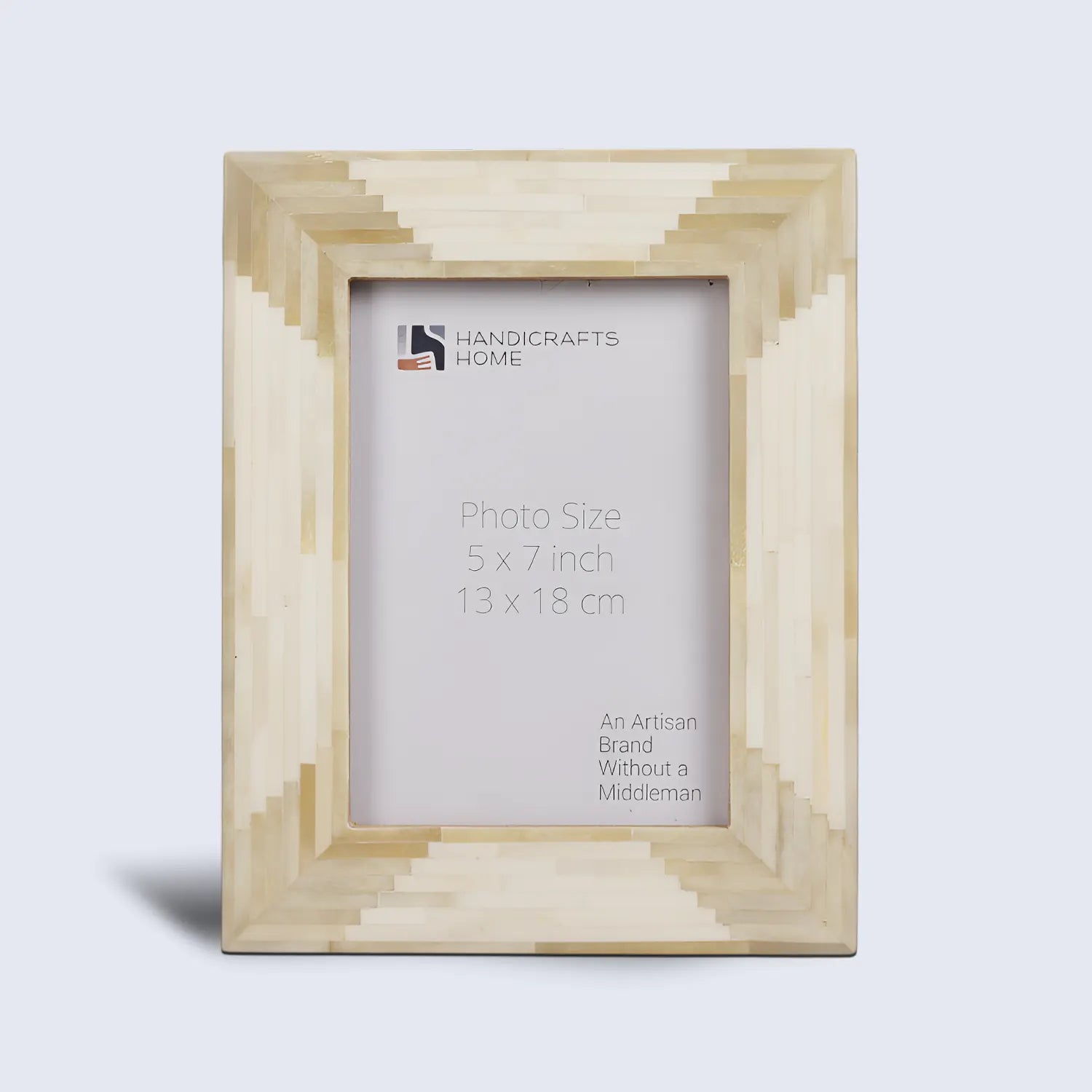 Handicrafts Home Picture Frames Picture Frame Apache Harvest Collection Bone Inlay White – 4x6, 5x7 & 8x10"