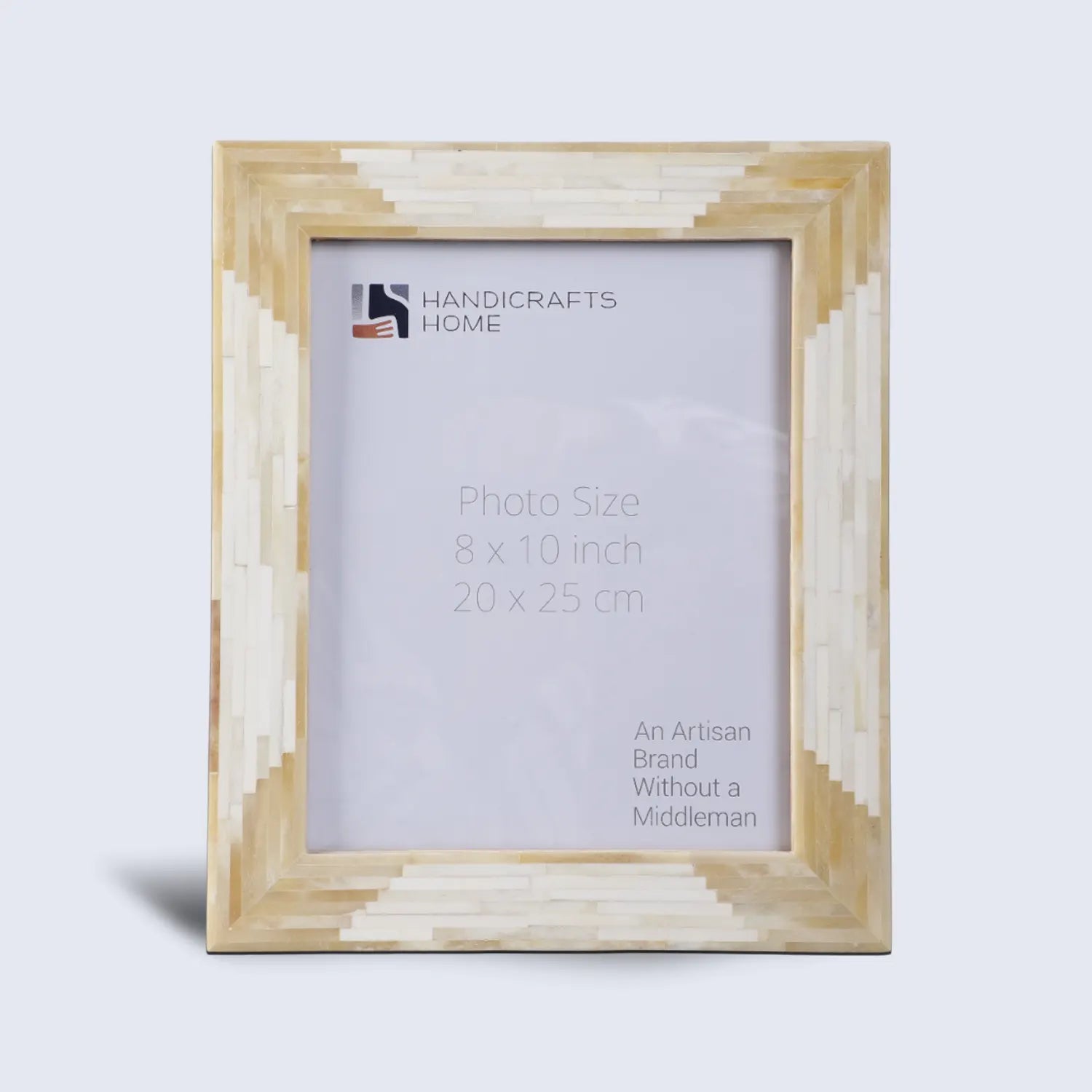 Handicrafts Home Picture Frames Picture Frame Apache Harvest Collection Bone Inlay White – 4x6, 5x7 & 8x10"