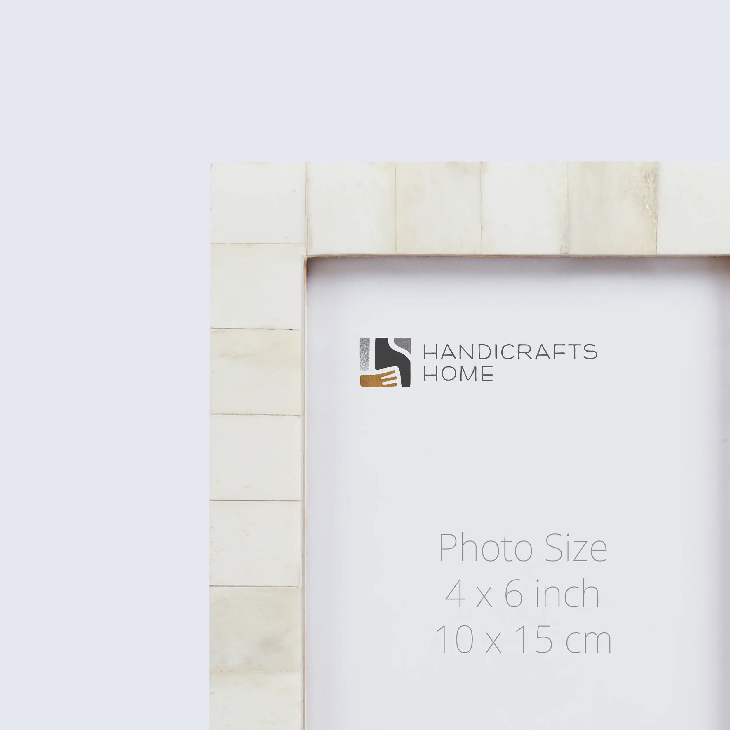 Handicrafts Home Picture Frames Picture Frame Classic Collection Bone Inlay White Pack of 2 – 3 sizes